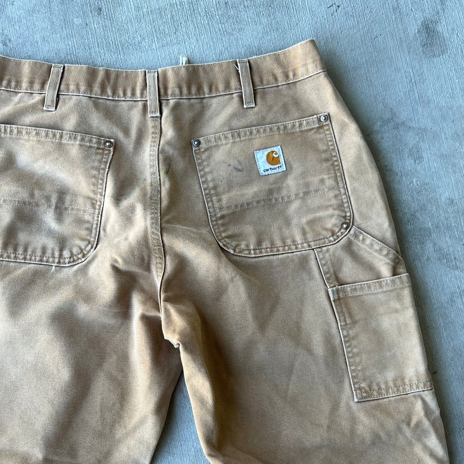 Carhartt × Vintage Carhartt brown double knee work wear carpenter pants Size US 33 - 5 Thumbnail
