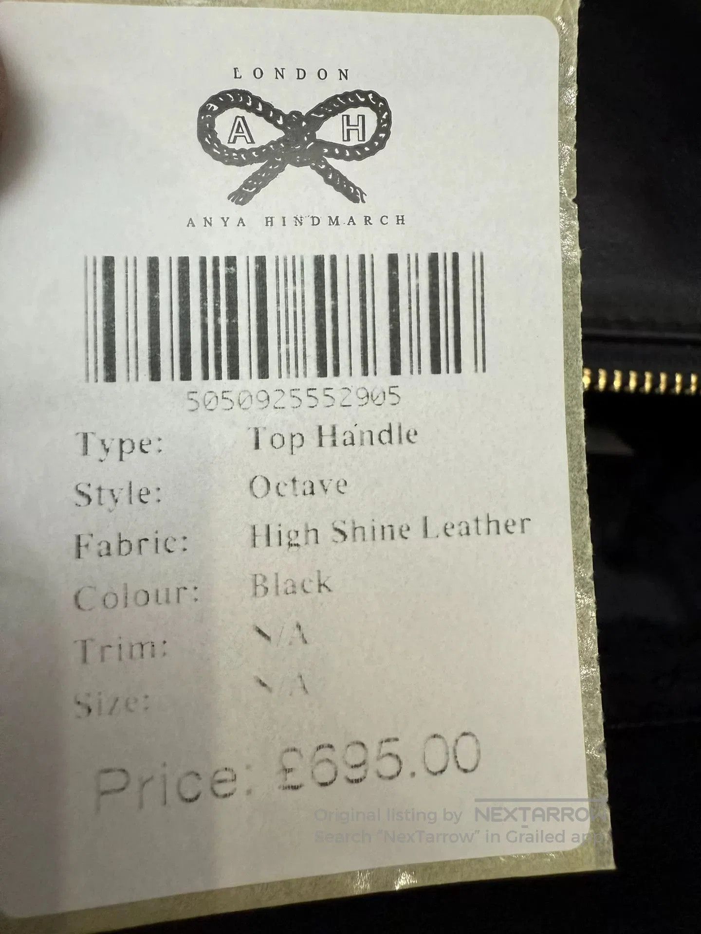 Anya Hindmarch Anya Hindmarch Octave Top Handle Bag. Size ONE SIZE - 6 Thumbnail