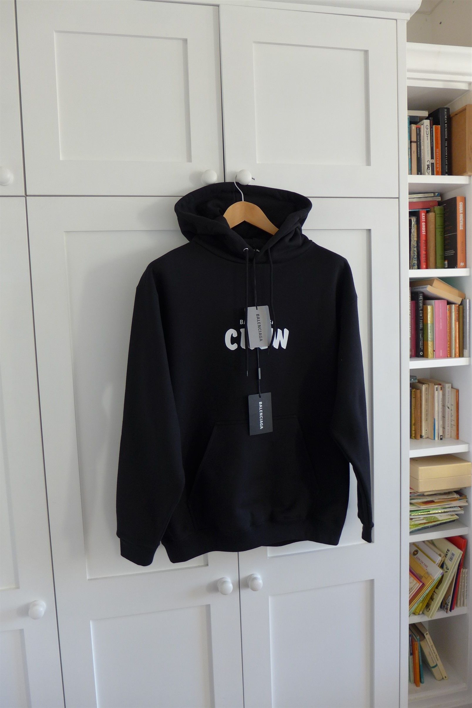 Balenciaga Balenciaga FW20 Crew Hoodie - Black Cotton Size US S / EU 44-46 / 1 - 1 Thumbnail