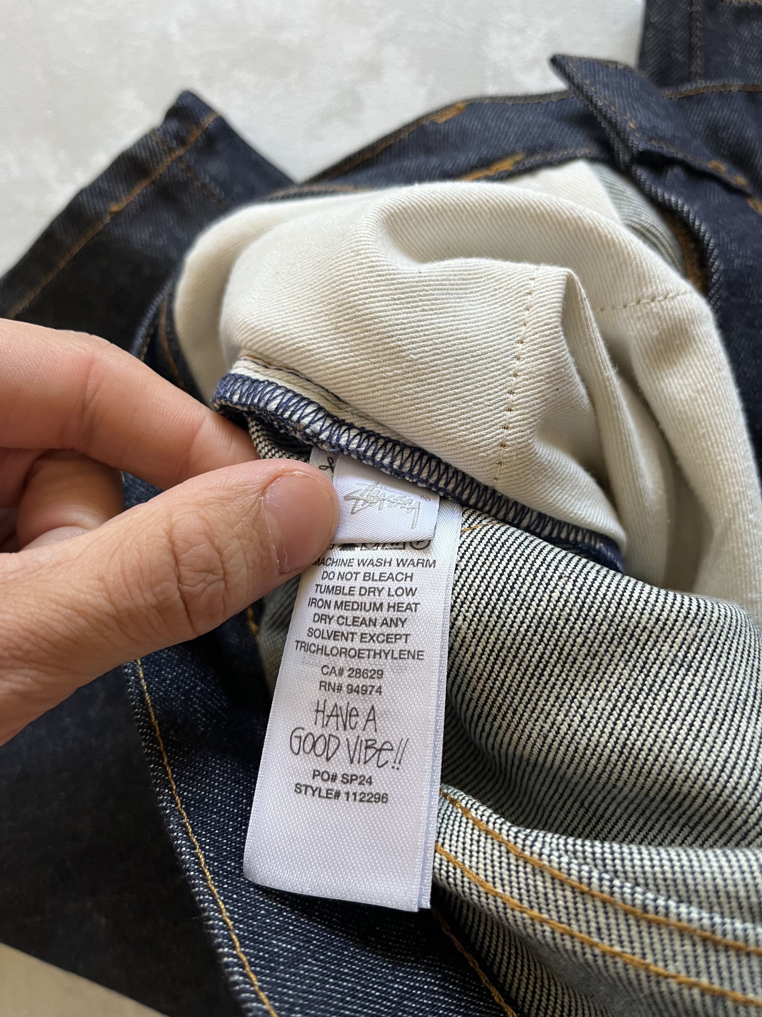 Stussy stussy jort raw 2025 collection Size US 32 / EU 48 - 4 Thumbnail
