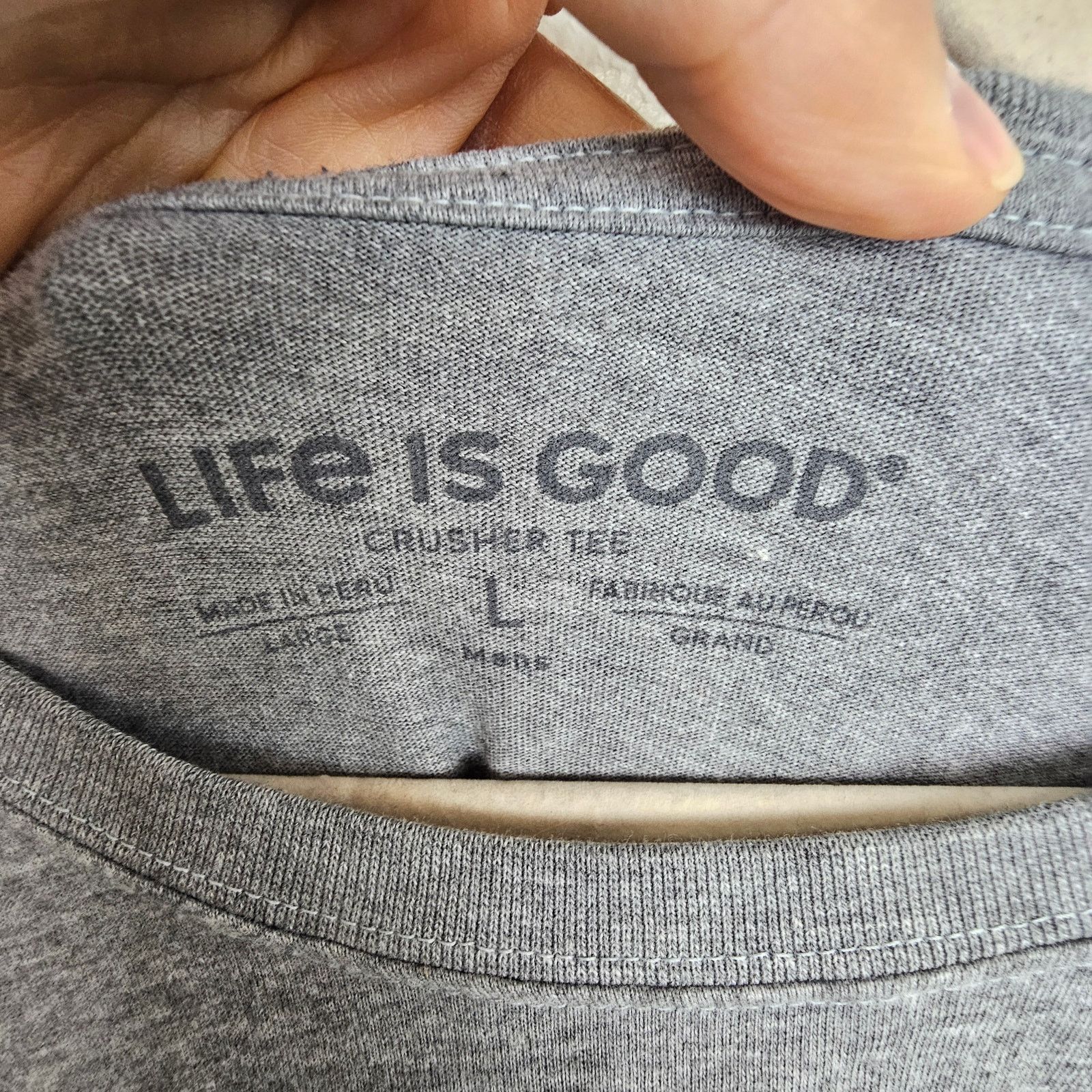 Life is Good Life Is Good Mens Crusher Tee LS Holiday Grateful Dude Size US L / EU 52-54 / 3 - 7 Thumbnail