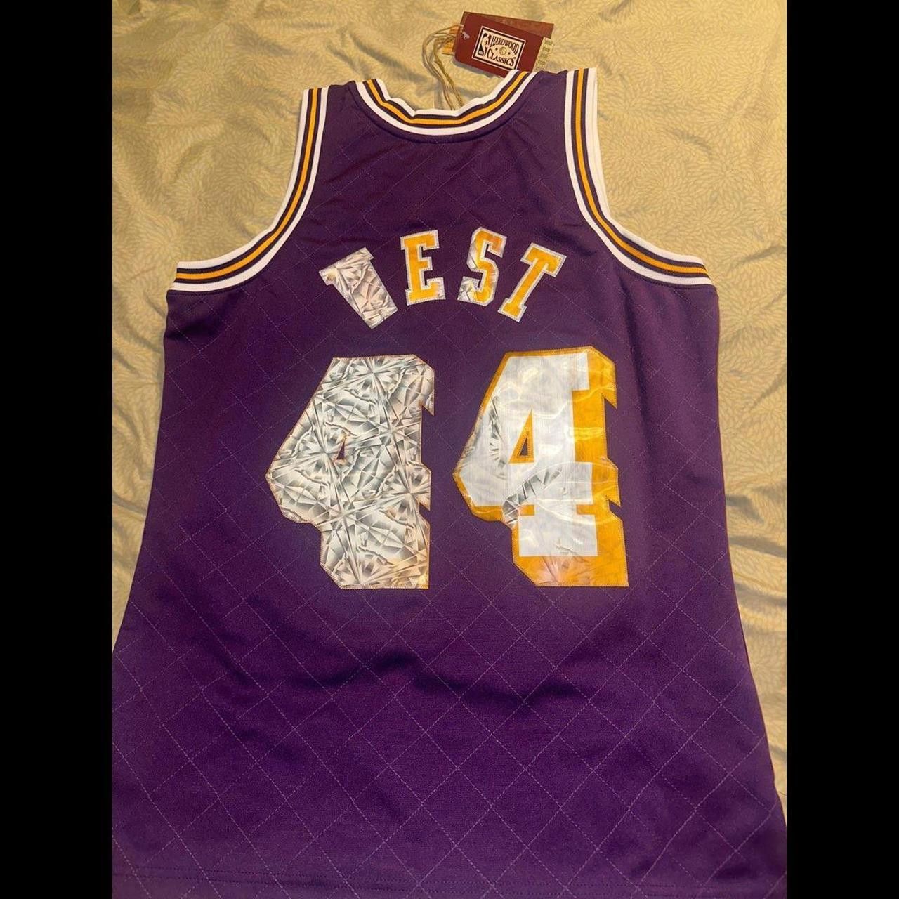 Mitchell & Ness Mens Jerry West Purple Los Size US M / EU 48-50 / 2 - 8 Thumbnail