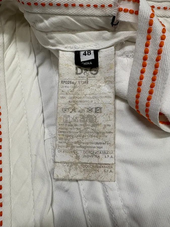 Dolce & Gabbana 2000s Dolce & Gabbana Cargo White Shorts Size US 33 - 10 Thumbnail