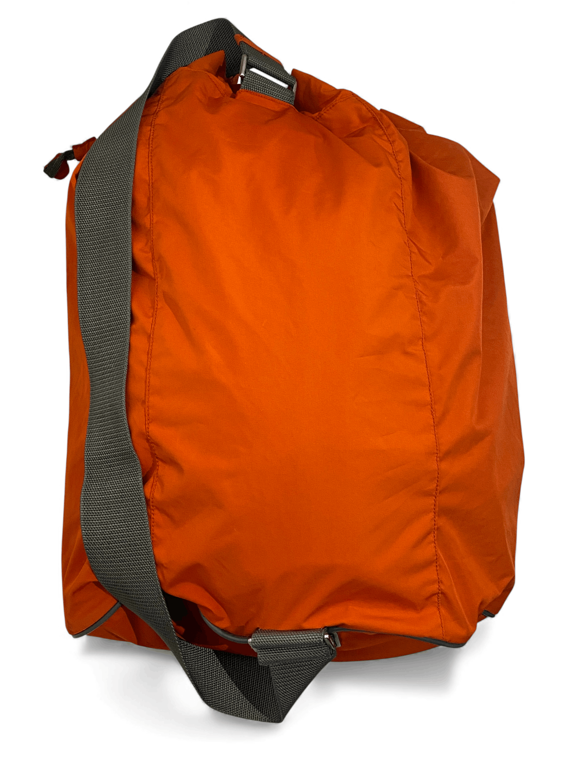 Prada Prada Tab Logo Orange Nylon Shoulder Backpack Bag Y2K Size ONE SIZE - 7 Thumbnail