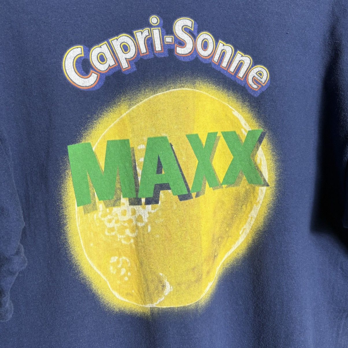 Vintage Vintage 90s Capri Sonne MAXX Lemon T-Shirt Size US XL / EU 56 / 4 - 2 Thumbnail