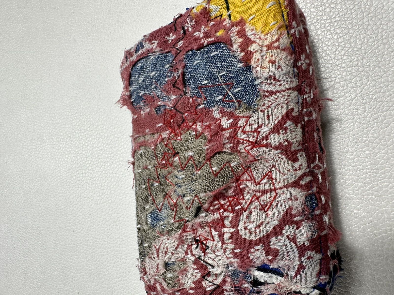 Other Custom Made Distressed Paisley Boro Patchwork Wallet Size ONE SIZE - 2 Thumbnail