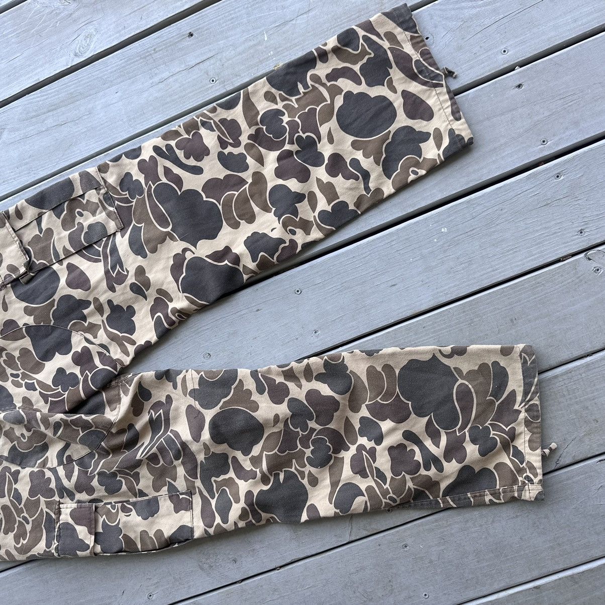 Vintage Brown duck camo pants Sz 32x30 vintage 80s Size US 32 / EU 48 - 9 Thumbnail