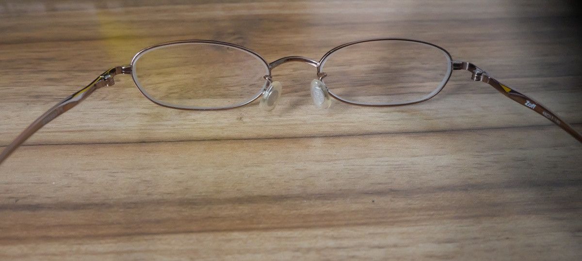 Japanese Brand Zoff Glasses Bronze Copper Slim Frame Size ONE SIZE - 5 Thumbnail