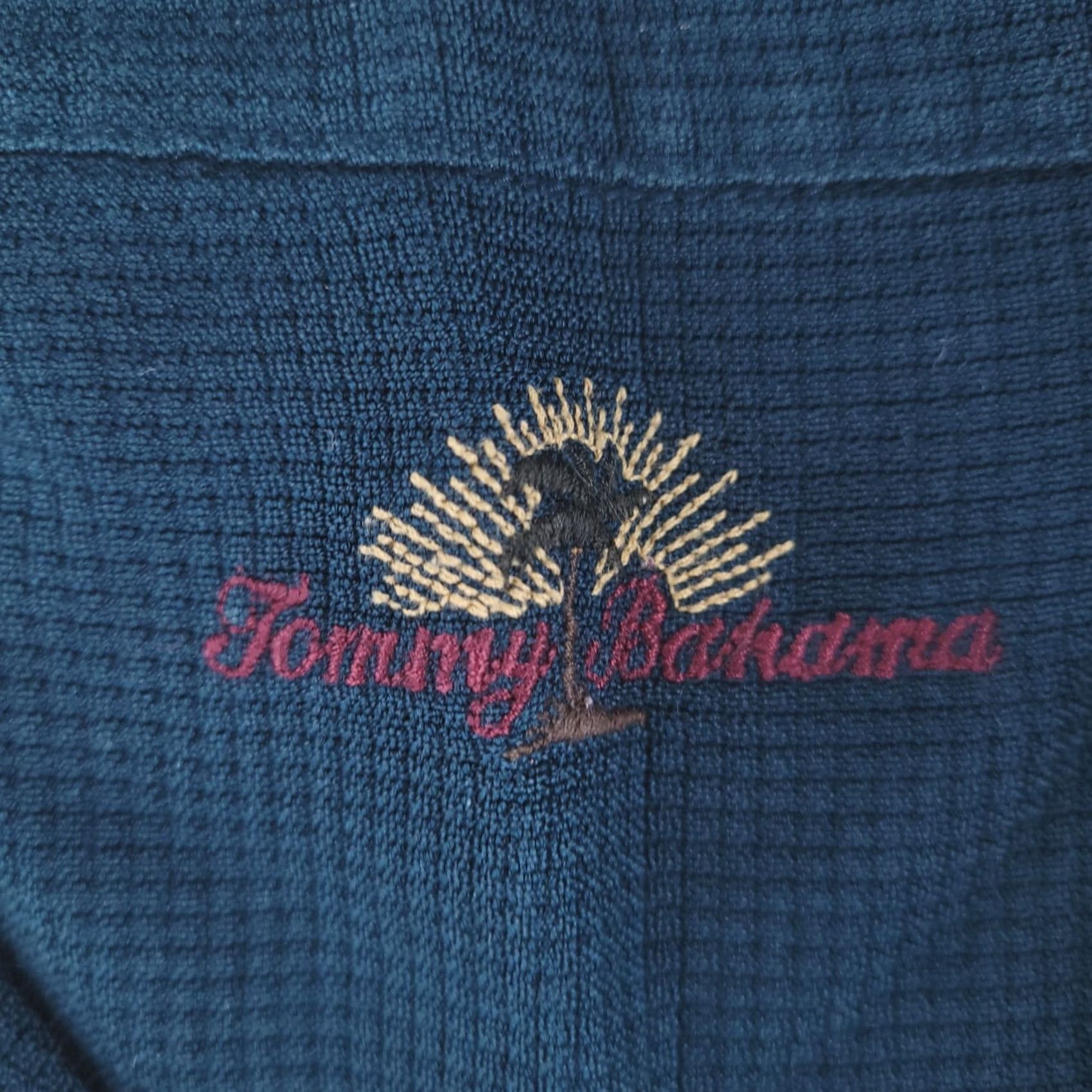 Tommy Bahama Tommy Bahama Shirt Mens L Silk Green Short Sleeve Button-Up Textured 100% Solid Solid Size US L / EU 52-54 / 3 - 3 Thumbnail