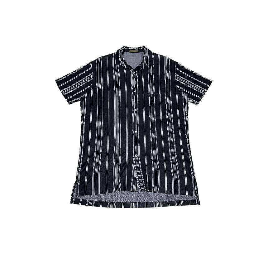 Y's for Men 🔥Archived Vintage Y’s For Men Striped Shirt Size US XL / EU 56 / 4 - 2 Thumbnail
