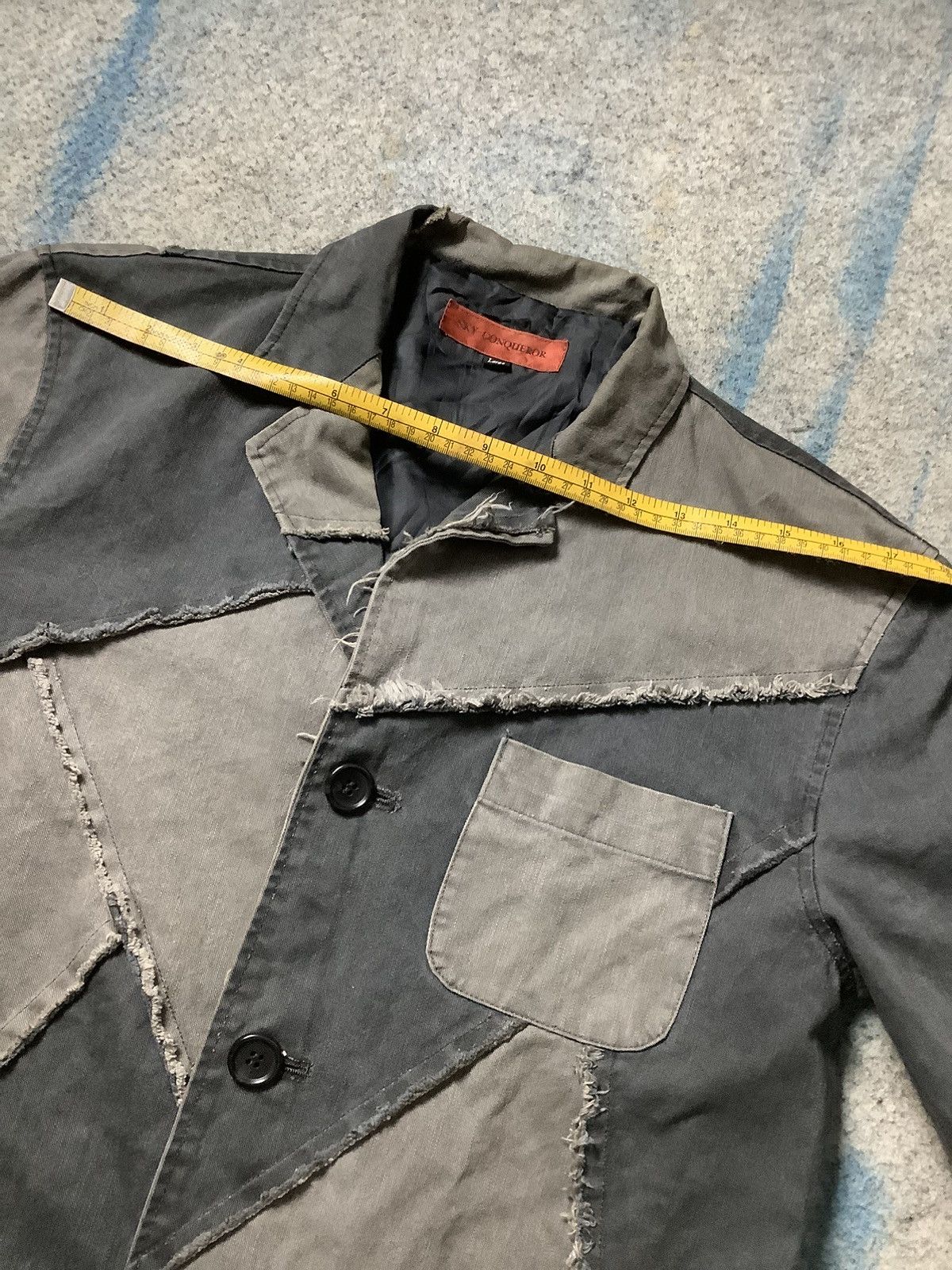 If Six Was Nine × Japanese Brand × Le Grande Bleu (L.G.B.) KAPITAL INSPIRED JACKET SKY CONQUEROR PATCHWORK Size US L / EU 52-54 / 3 - 12 Thumbnail