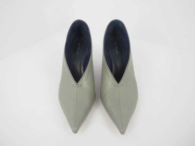Celine CelineGray sheepskin V-mouth witch shoes 2503-Nextarrow Size US 6 / IT 36 - 3 Thumbnail
