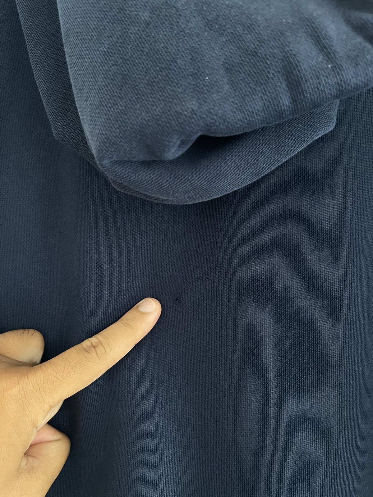 Acne Studios AW12 Acne Studios College Hood Navy Hoodie Faded Size US S / EU 44-46 / 1 - 6 Thumbnail