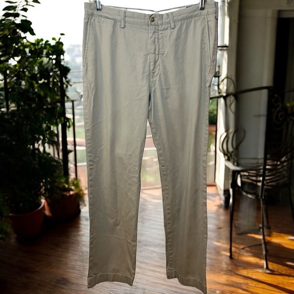 Polo Ralph Lauren Polo Ralph Lauren Chino Classic Fit 100% Cotton Khakis 36x31 Size US 36 / EU 52 - 1 Thumbnail