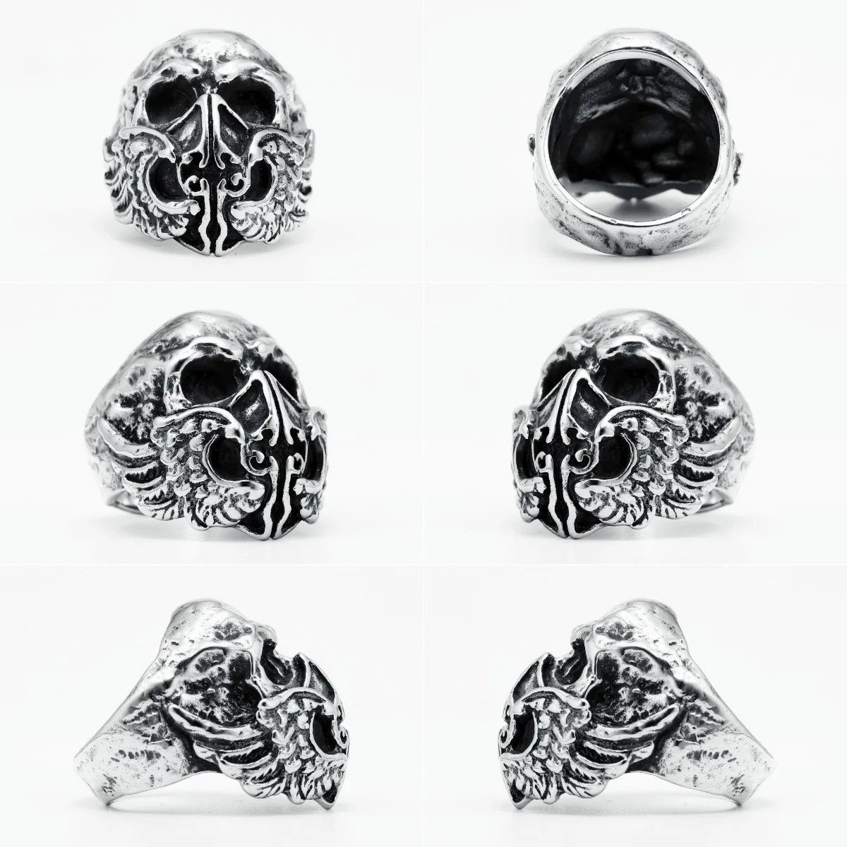 Jewelry Mask Skull Men Ring Size ONE SIZE - 4 Thumbnail