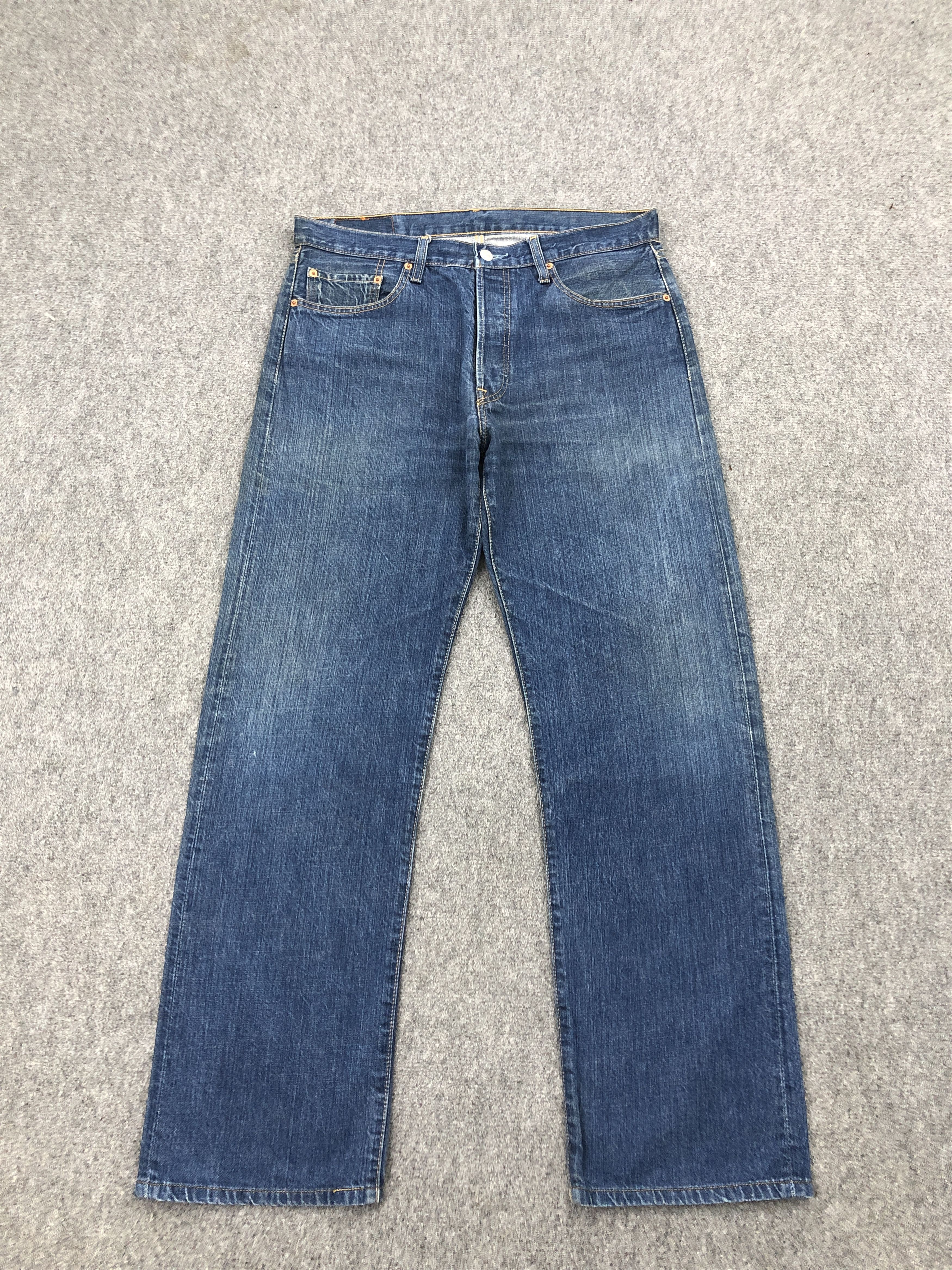 Blue Denim Vintage 90s Levi's 501 Jeans