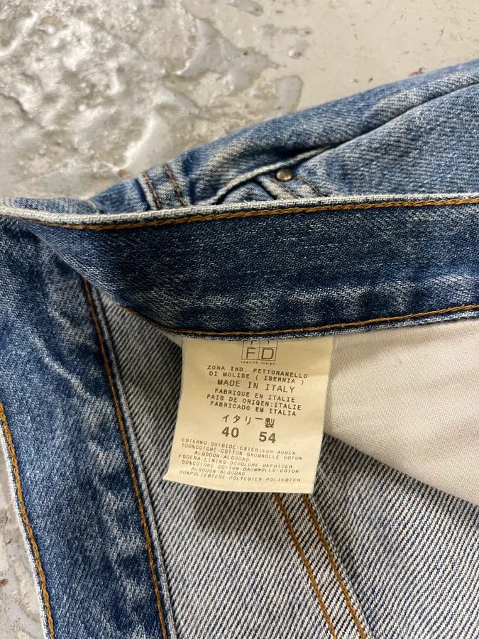 Just Cavalli × Vintage 2000s Cavalli Blue Denim Faded Jeans Size US 34 / EU 50 - 10 Thumbnail