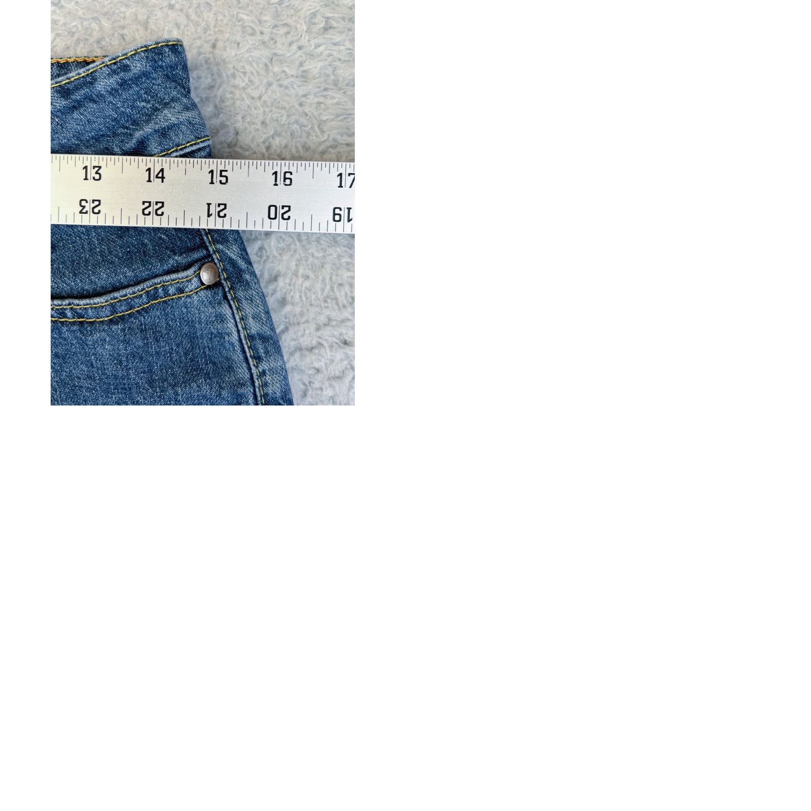 Wrangler Wrangler 20X Womens Jeans Capri Denim Blue Low Rise Slim Fit Cotton 5 Size 27" / US 4 / IT 40 - 9 Thumbnail
