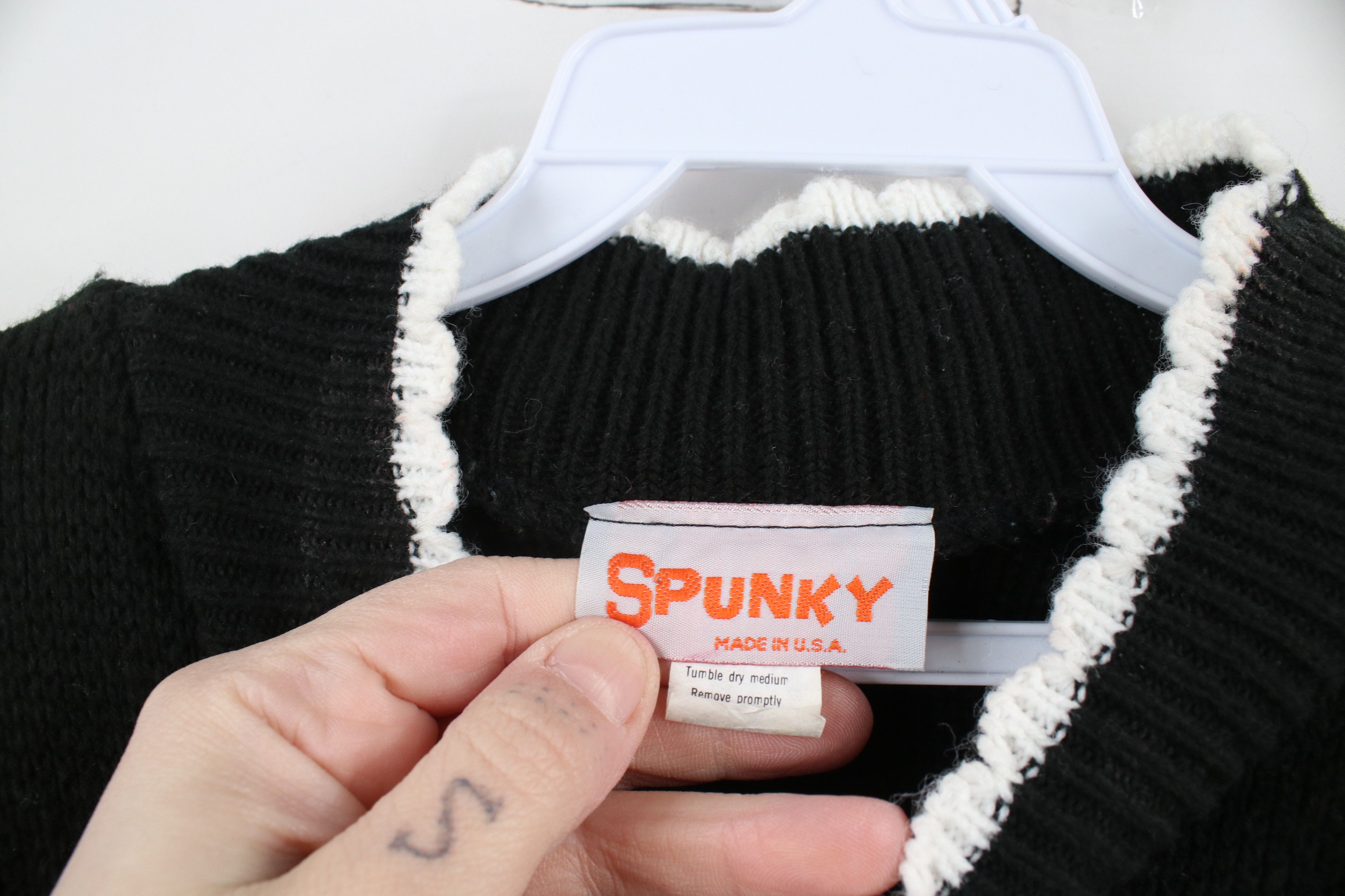 Vintage Vintage 90s Streetwear House Cat Kitten Knit Sweater USA Size L / US 10 / IT 46 - 7 Thumbnail