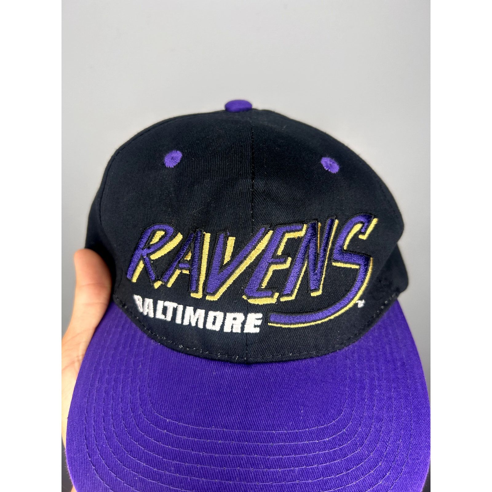 NFL × Vintage Vintage Baltimore Ravens NFL Snapback Hat Size ONE SIZE - 2 Thumbnail
