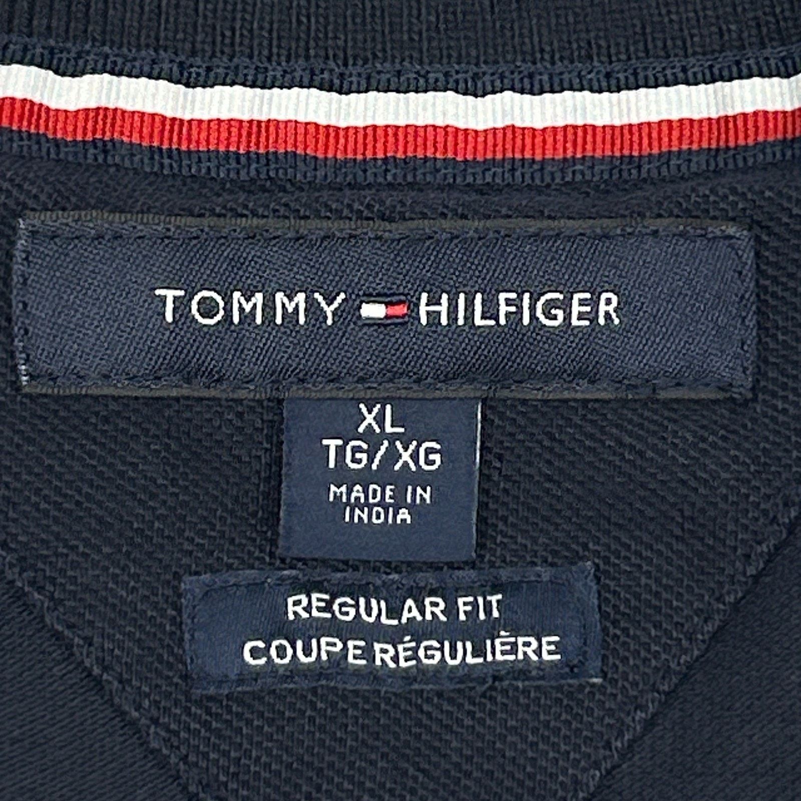 Tommy Hilfiger Tommy Hilfiger Polo Shirt Blue Colorblock XL X-Large Size US XL / EU 56 / 4 - 6 Thumbnail