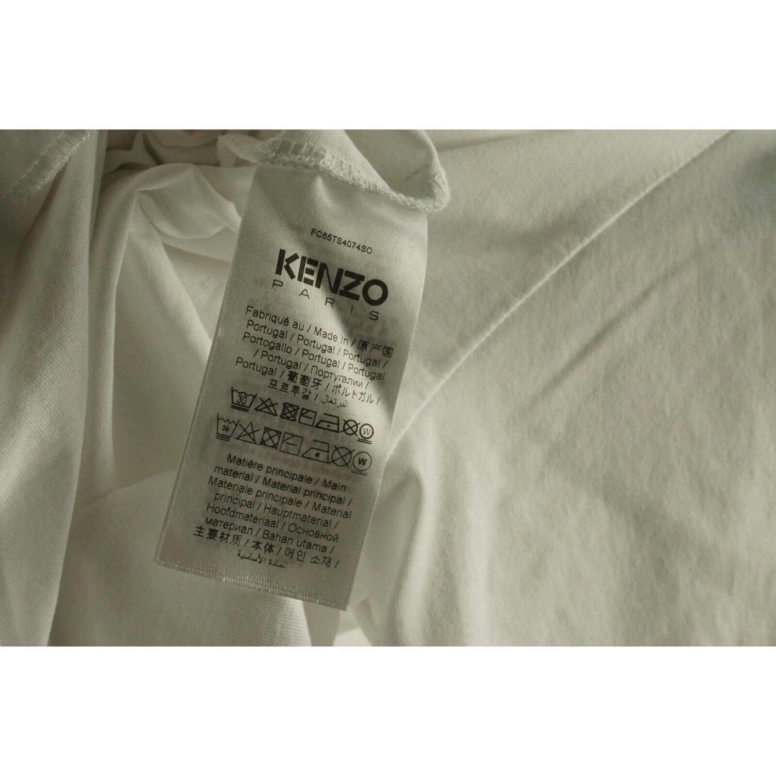 Kenzo New $225 KENZO Paris Boke Flower Men's Medium White T-Shirt Size US M / EU 48-50 / 2 - 7 Thumbnail