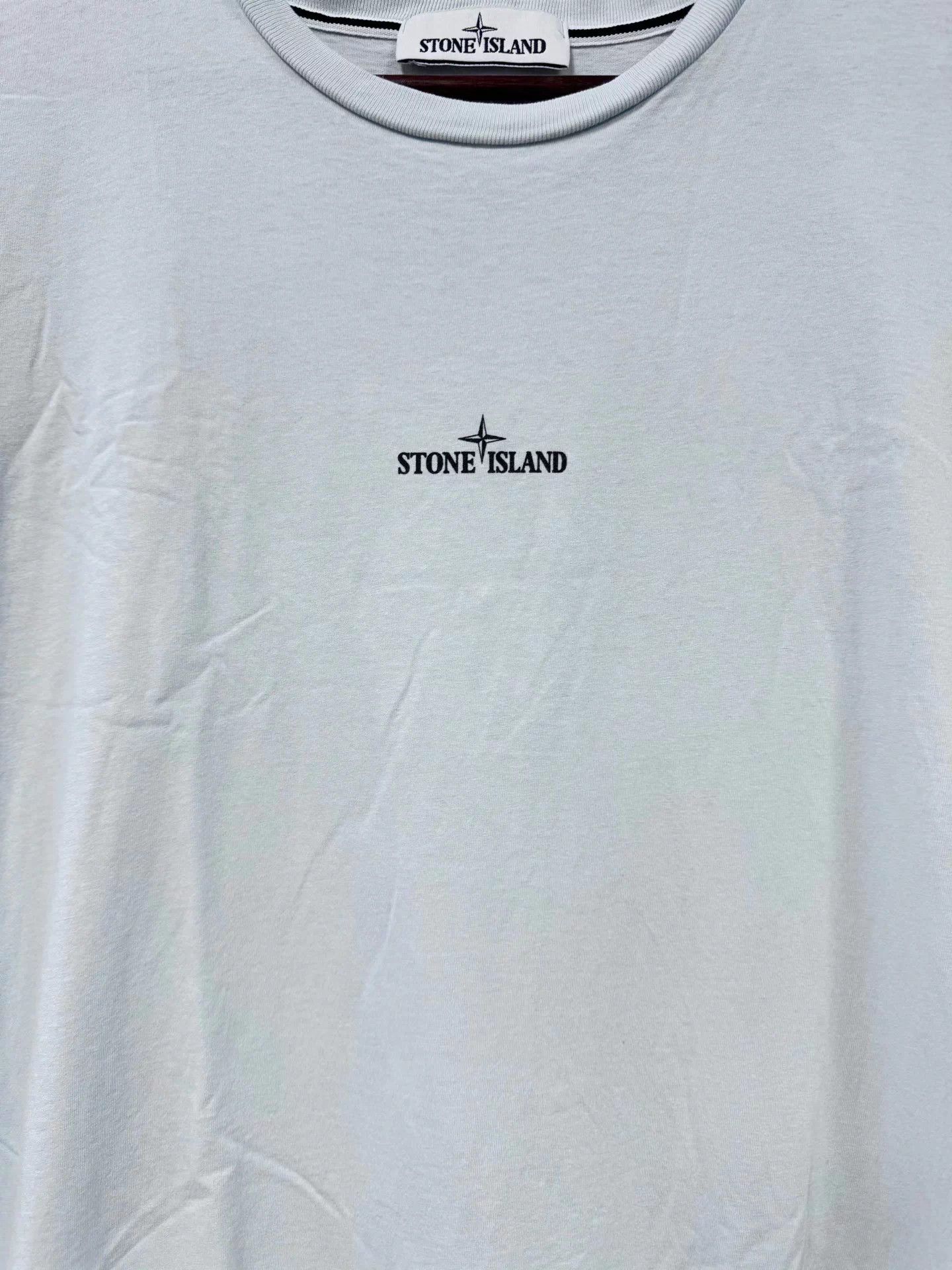 Stone Island Stone Island ss21 Ink Brush Compass Light Blue Tee Size US XL / EU 56 / 4 - 4 Thumbnail
