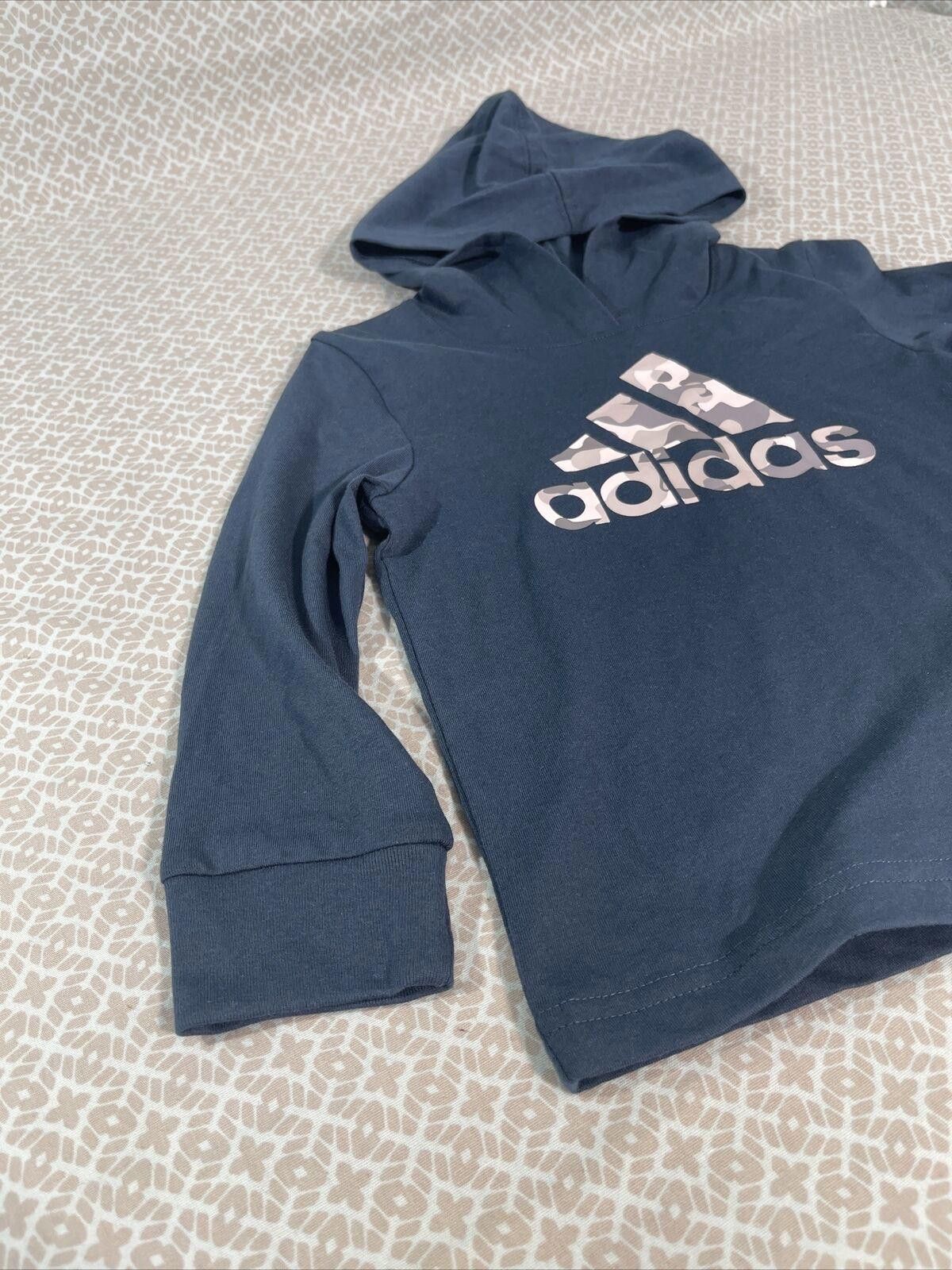 Adidas Adidas Little Boys 24M Pullover Hoodie Activewear Size US XXS / EU 40 - 2 Thumbnail