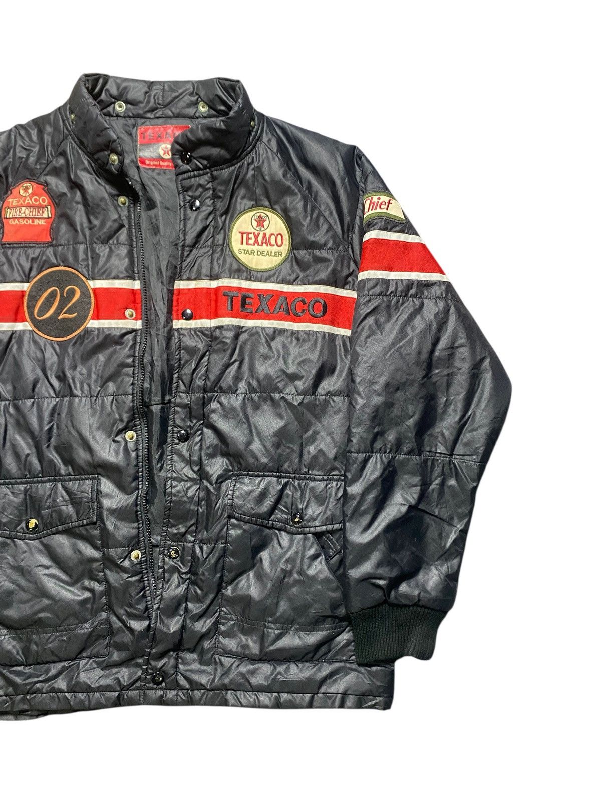 Japanese Brand VINTAGE TEXACO JACKET PUFFER Size US XL / EU 56 / 4 - 3 Thumbnail