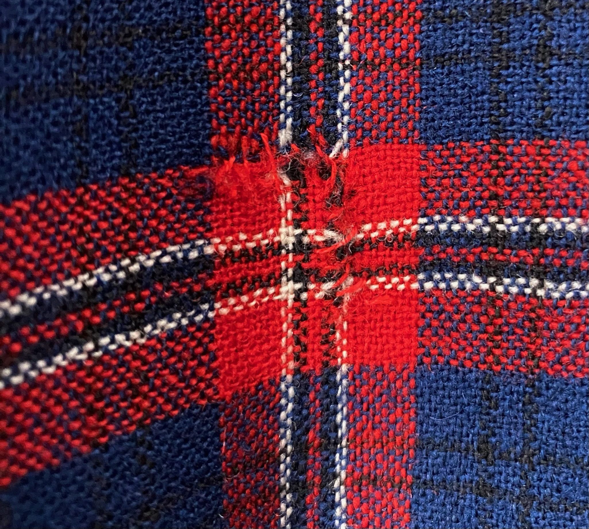 Vintage 70’s Plaid Flannel Shirt W/ Leather Elbow Patches Large Size US L / EU 52-54 / 3 - 9 Thumbnail