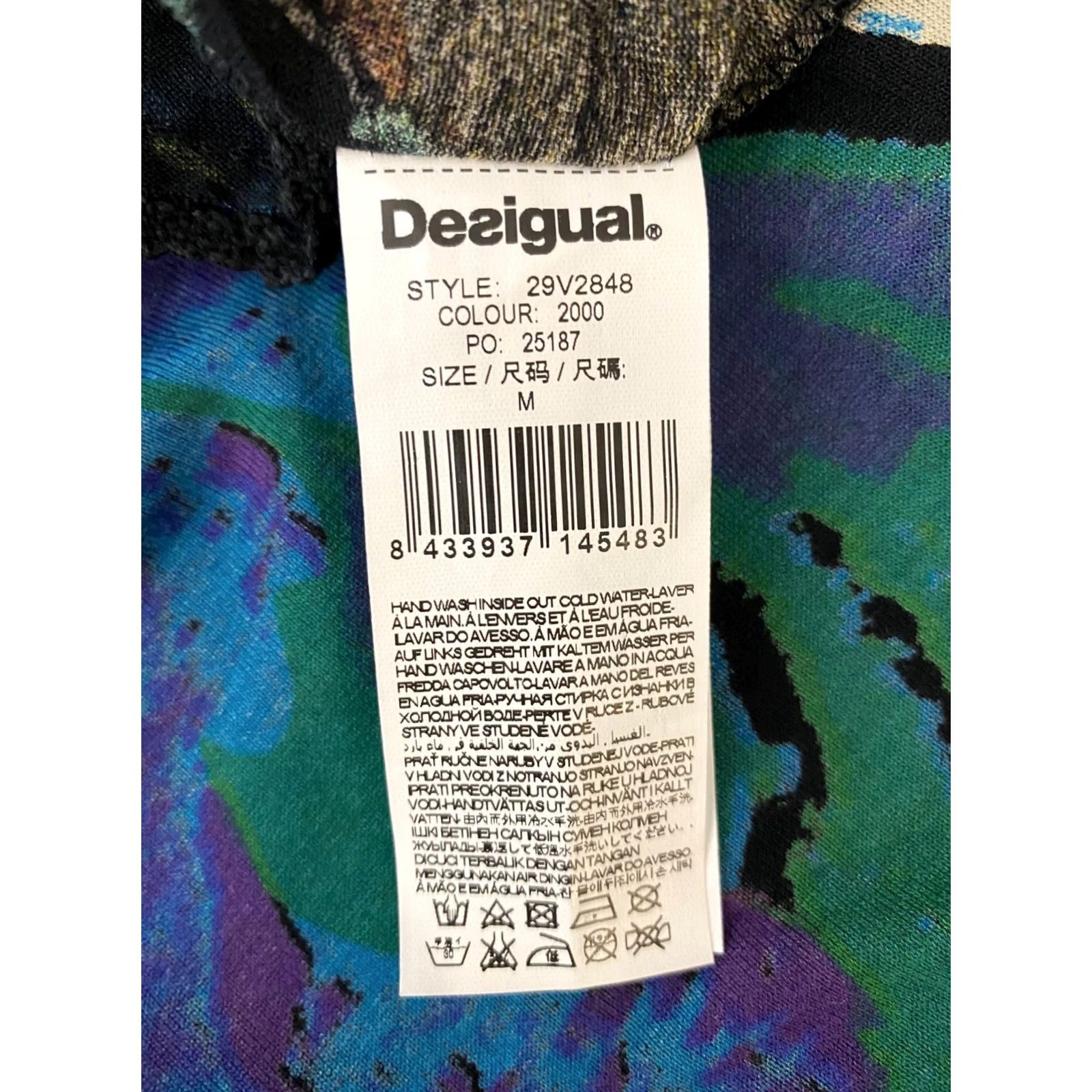 Desigual Desigual Dress Womens Midi A-Line Multicoloured Size M Size M / US 6-8 / IT 42-44 - 6 Thumbnail