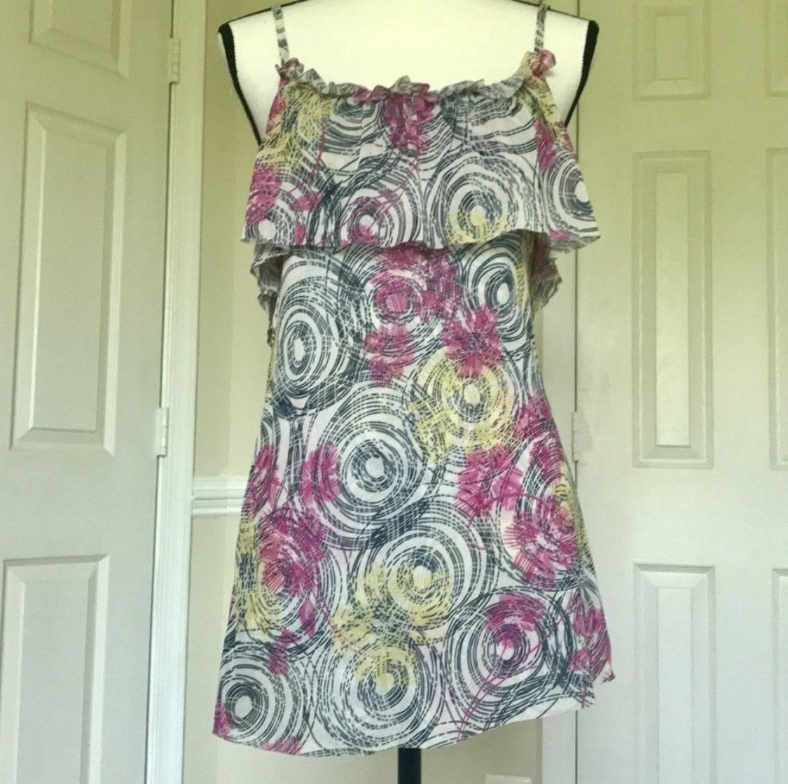 Other SWEET PEA BY STACY FRATI LAYERED TANK TOP Size L / US 10 / IT 46 - 1 Thumbnail