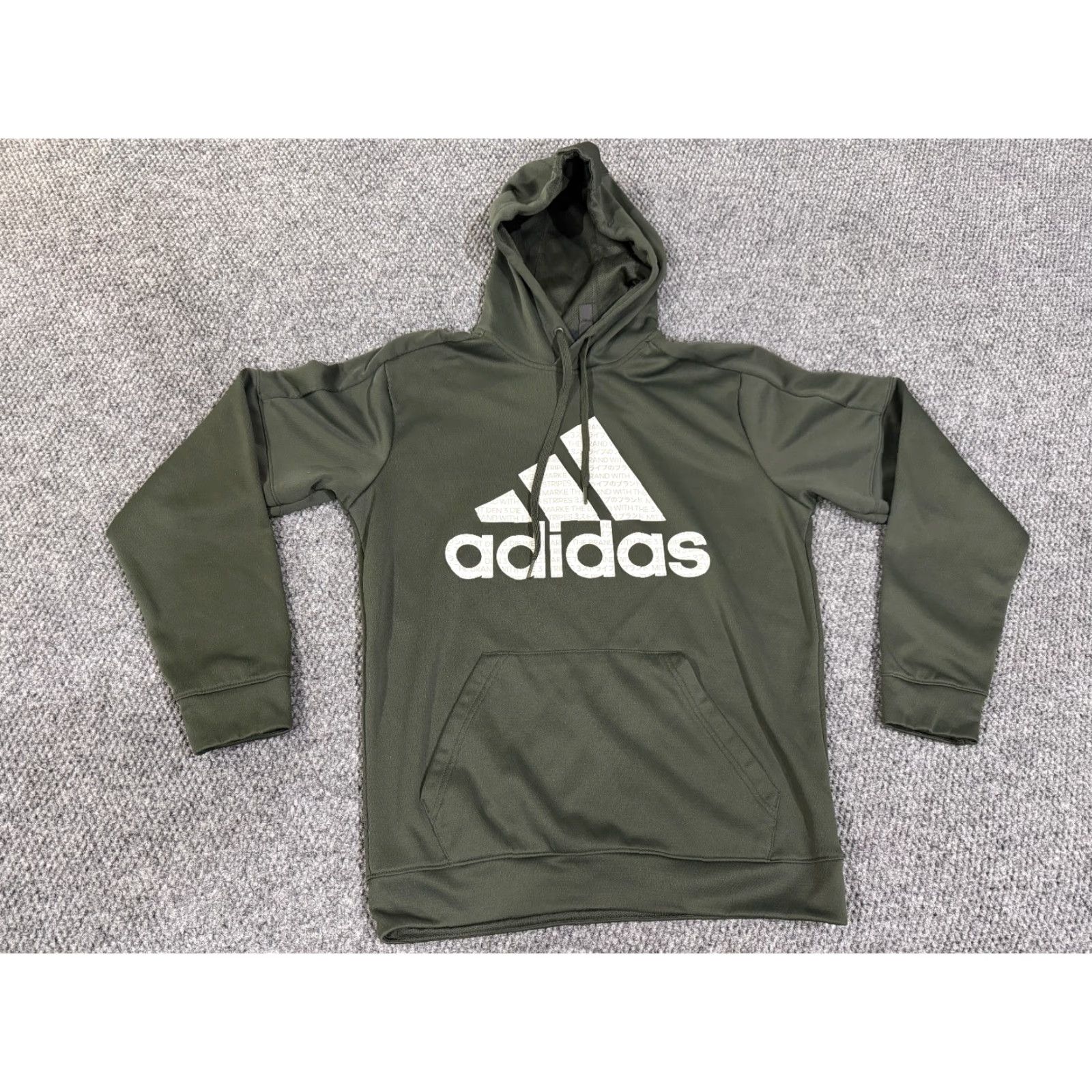 Adidas Adidas Hoodie Mens M Green Sport Pullover Hooded Zip N/A Logo Comfort Size US M / EU 48-50 / 2 - 2 Thumbnail