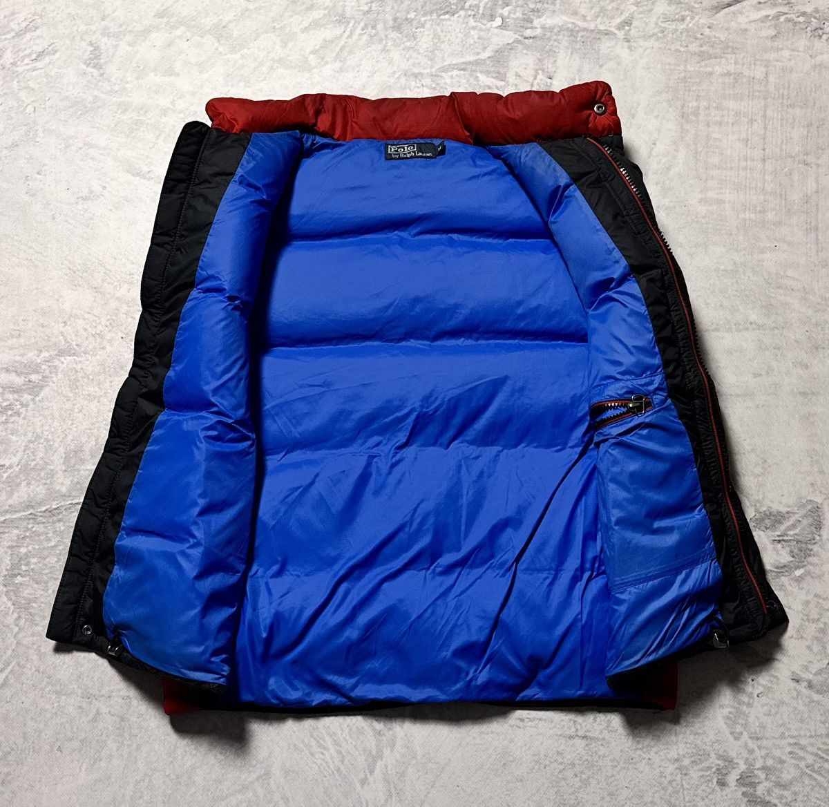 Polo Ralph Lauren × Vintage 00s Ralph Lauren by Polo Oversize USA Down Vest Drill Y2K Size US M / EU 48-50 / 2 - 8 Thumbnail