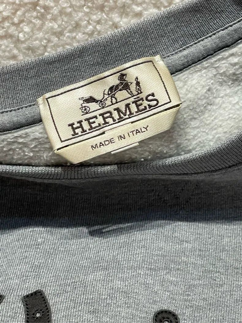 Hermes Hermes Sweatshirt, Grey Size US M / EU 48-50 / 2 - 2 Thumbnail
