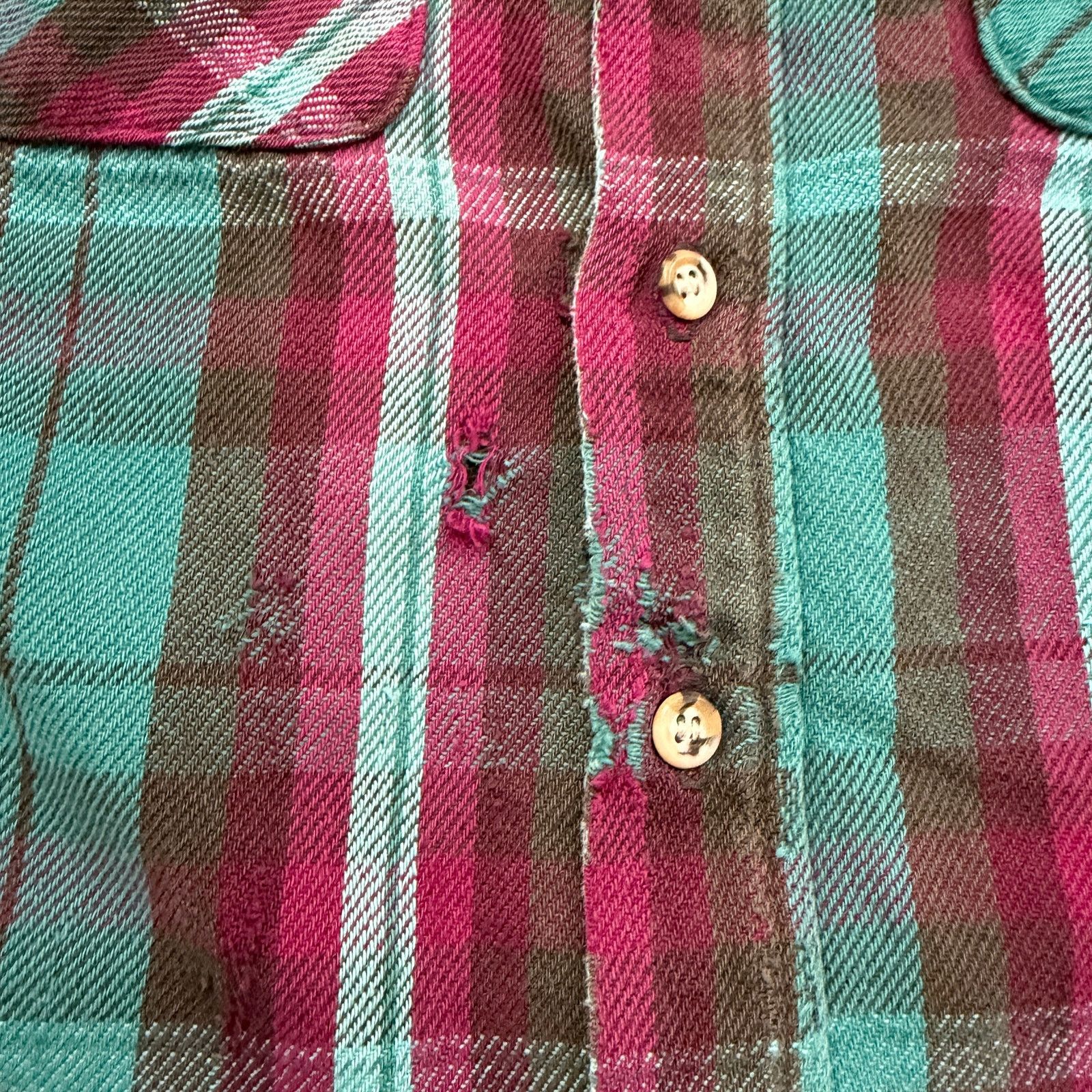 Vintage Vintage Five Brother Flannel Shirt Mens XL Plaid 90s Size US XL / EU 56 / 4 - 5 Thumbnail