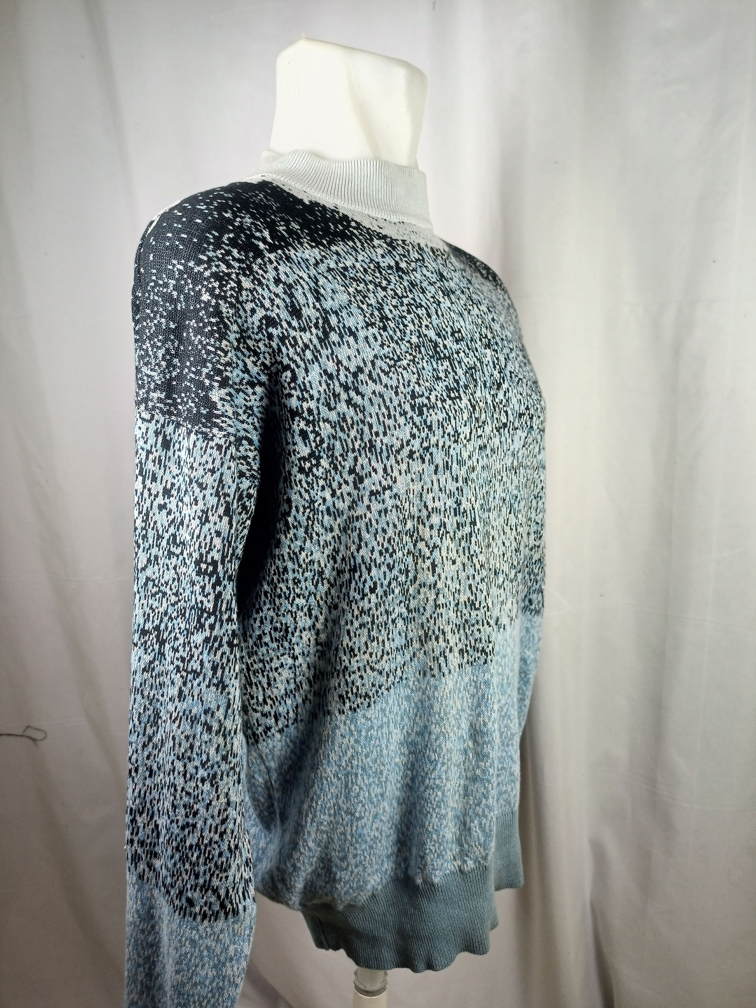 Designer × Kenzo KENZO PARIS Mix Color Knit Sweater Jumper Neck Size US L / EU 52-54 / 3 - 5 Thumbnail