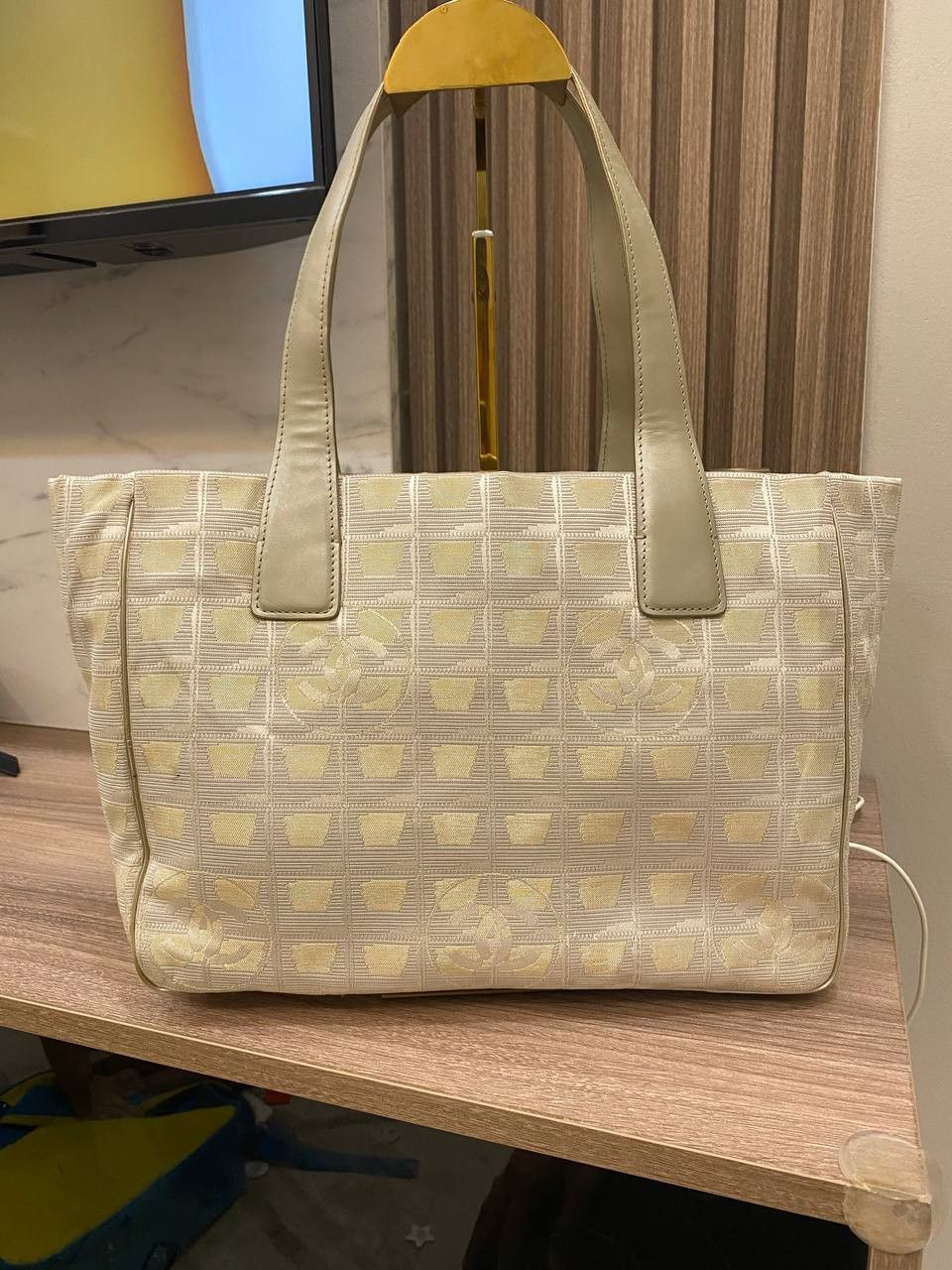 Chanel CHANEL Tote Bag New Travel Nylon White Ladies Size ONE SIZE - 2 Thumbnail