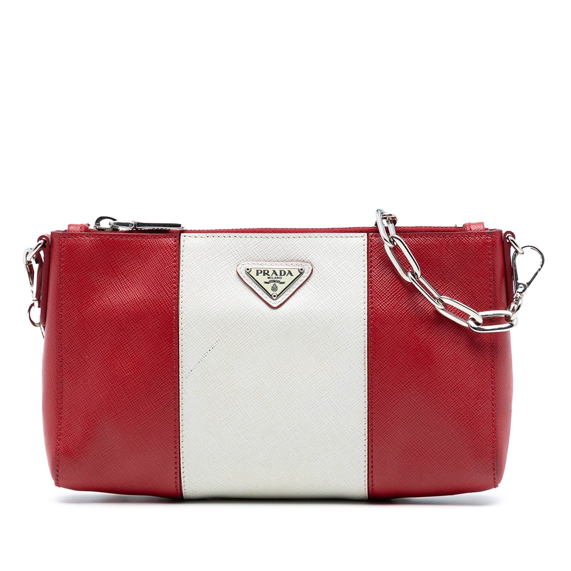 Prada Bicolor Saffiano Lux Crossbody Size ONE SIZE - 1 Thumbnail