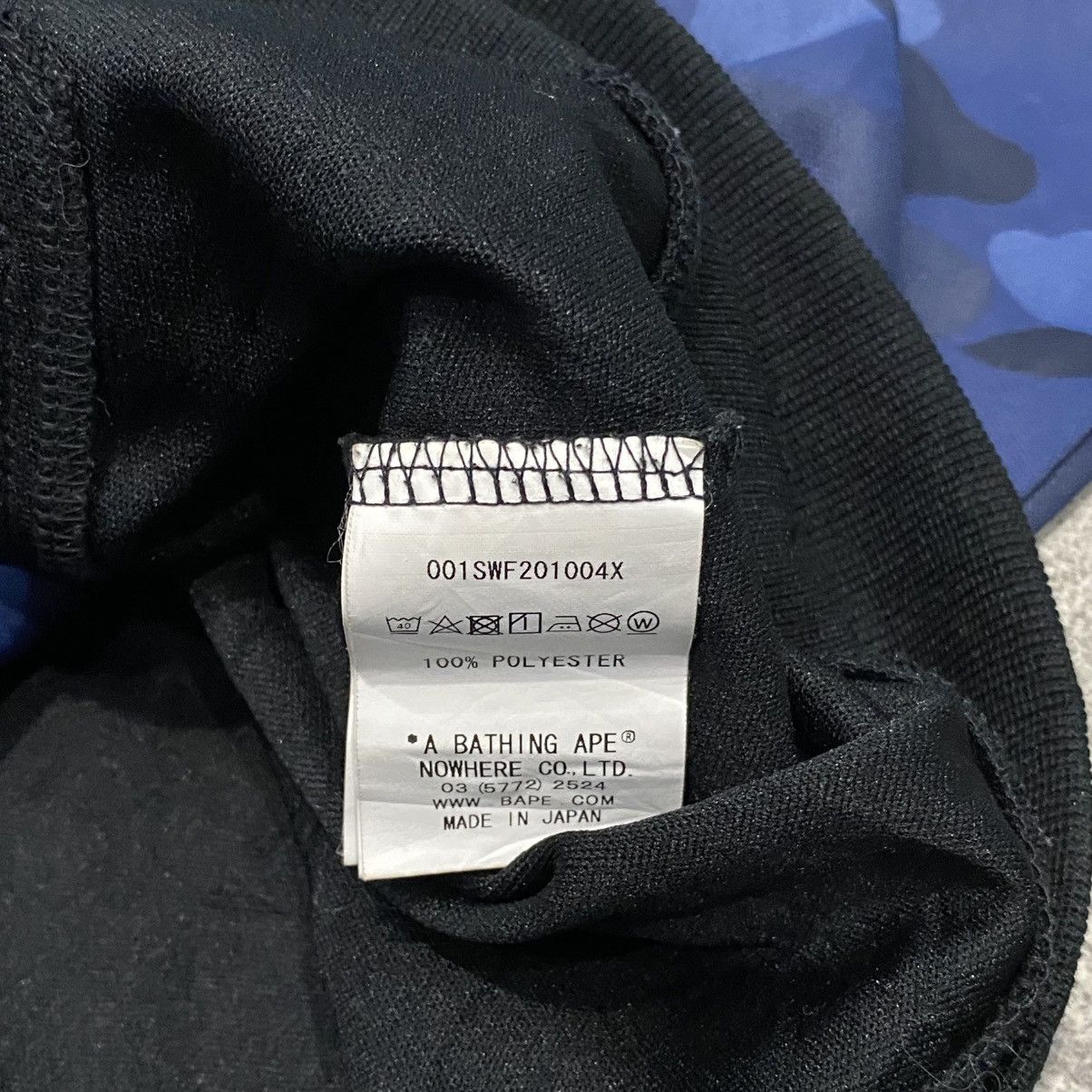Bape Bape Spellout Camo Blue Zip Track Jacket Size US M / EU 48-50 / 2 - 5 Thumbnail