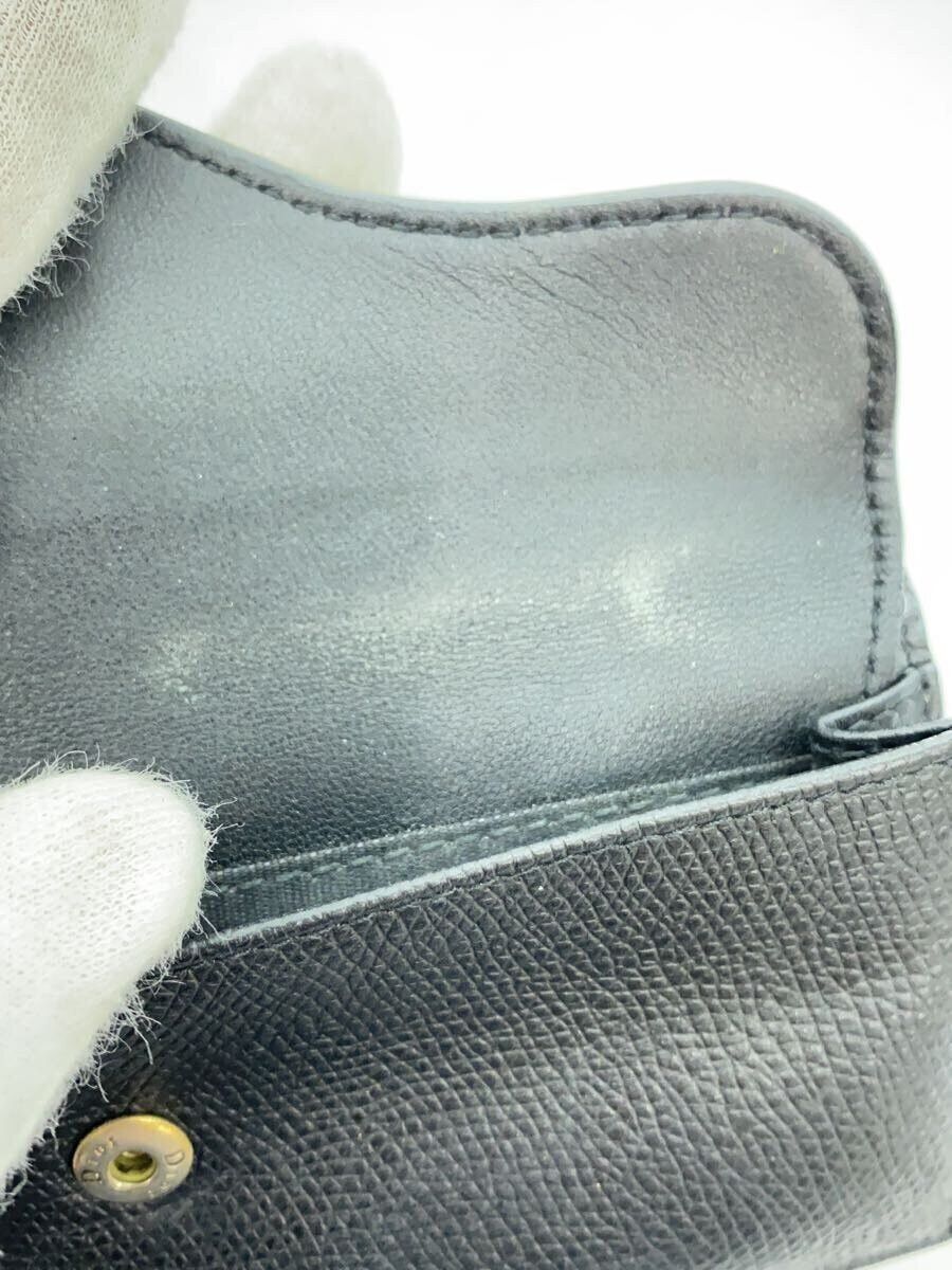 Dior Dior Leather Wallet Black Size ONE SIZE - 7 Thumbnail