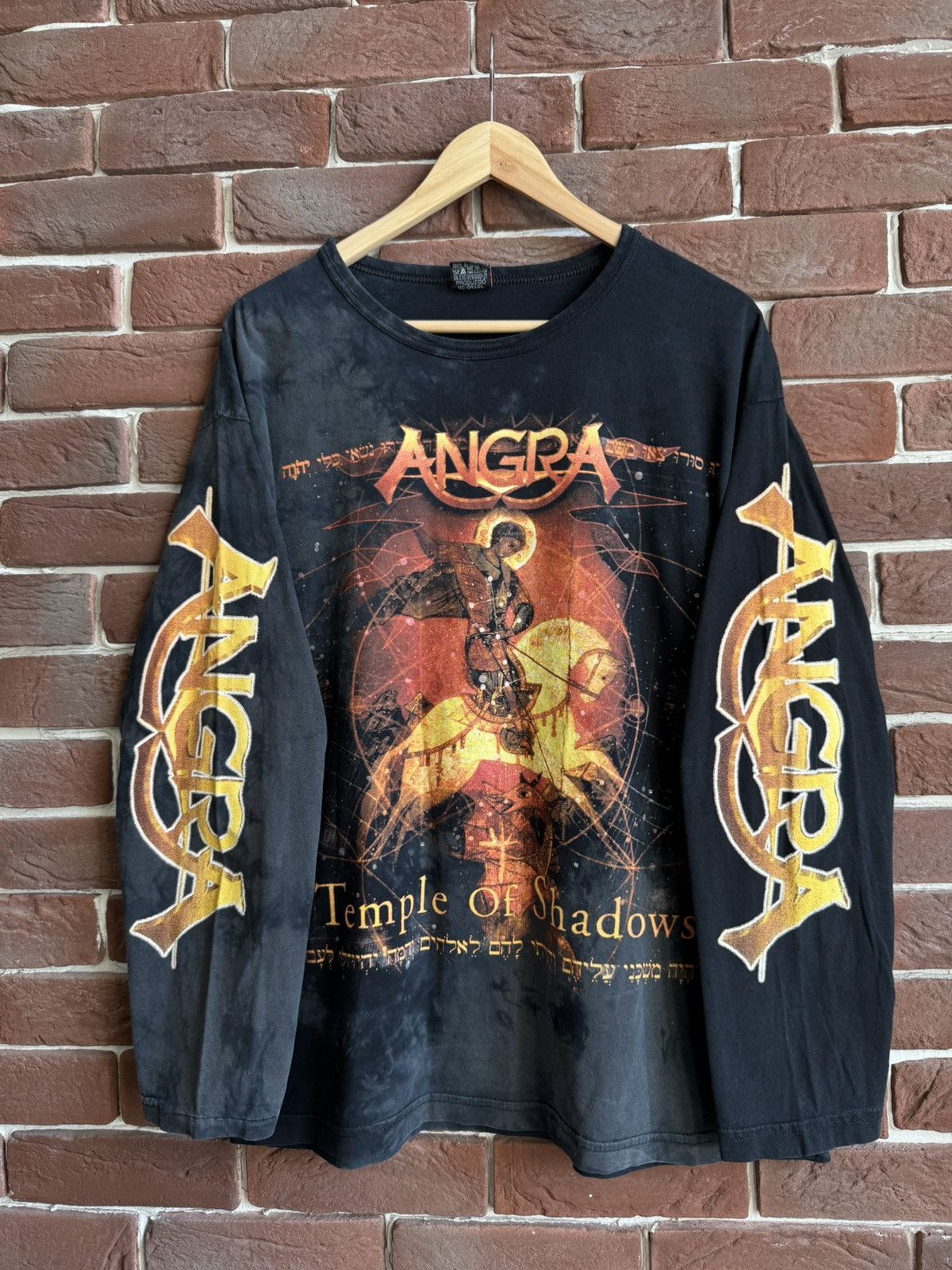 Band Tees Vintage 00s Angra temple of shadows power Metal Band Tshirt Size US M / EU 48-50 / 2 - 1 Thumbnail