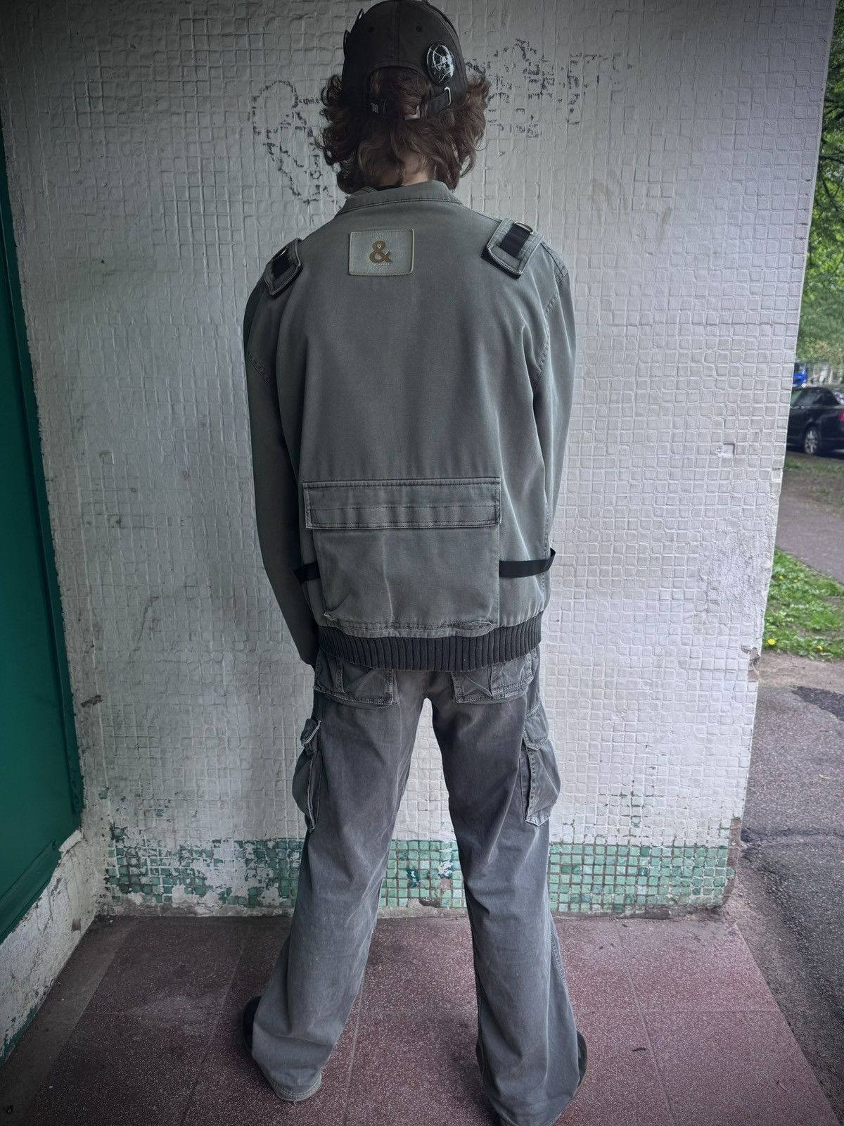 Dolce & Gabbana AW2003 Dolce & Gabbana Faded Bondage Utility Cargo Jacket Size US L / EU 52-54 / 3 - 4 Thumbnail
