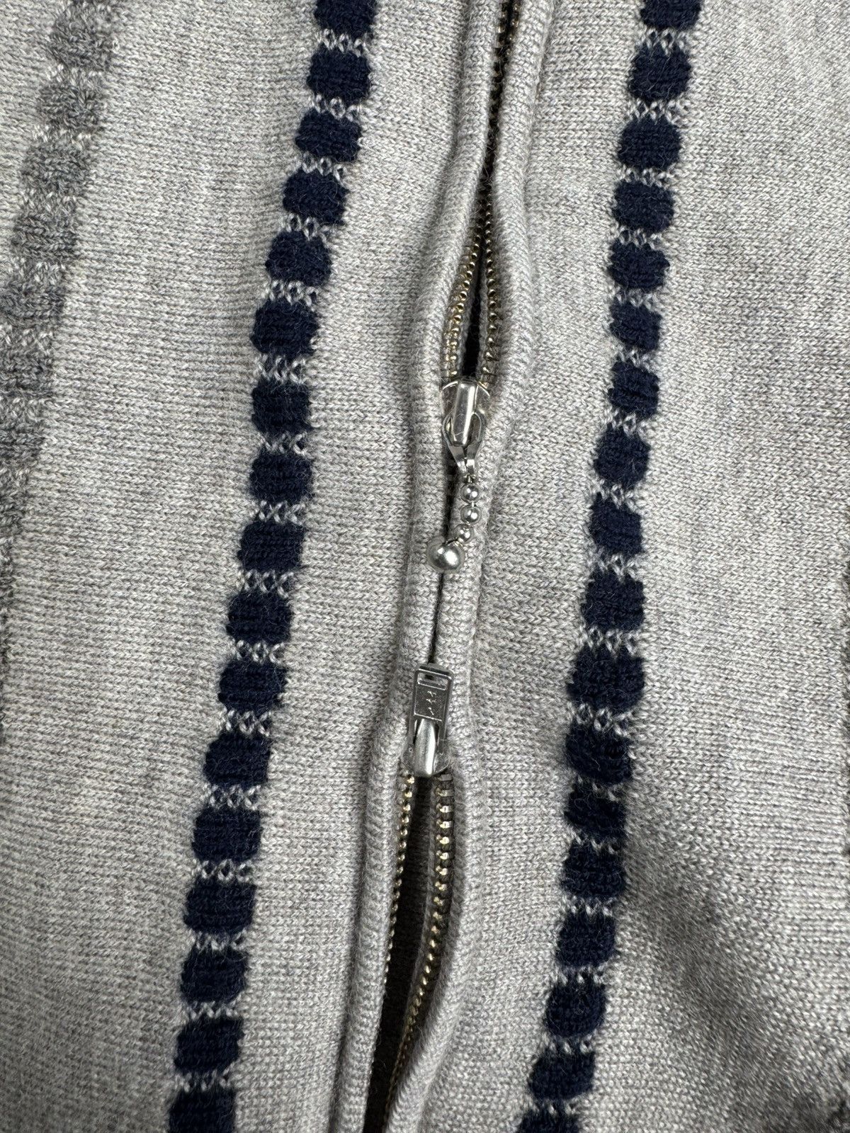 Aime Leon Dore Jacquard stripe polo cardigan Size US M / EU 48-50 / 2 - 7 Thumbnail