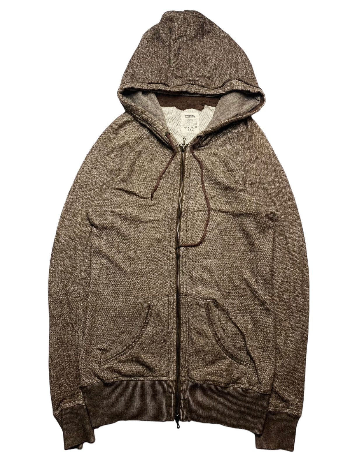 If Six Was Nine 2000s G.O.A - Gunny Sack Zip Hoodie Size US L / EU 52-54 / 3 - 1 Thumbnail