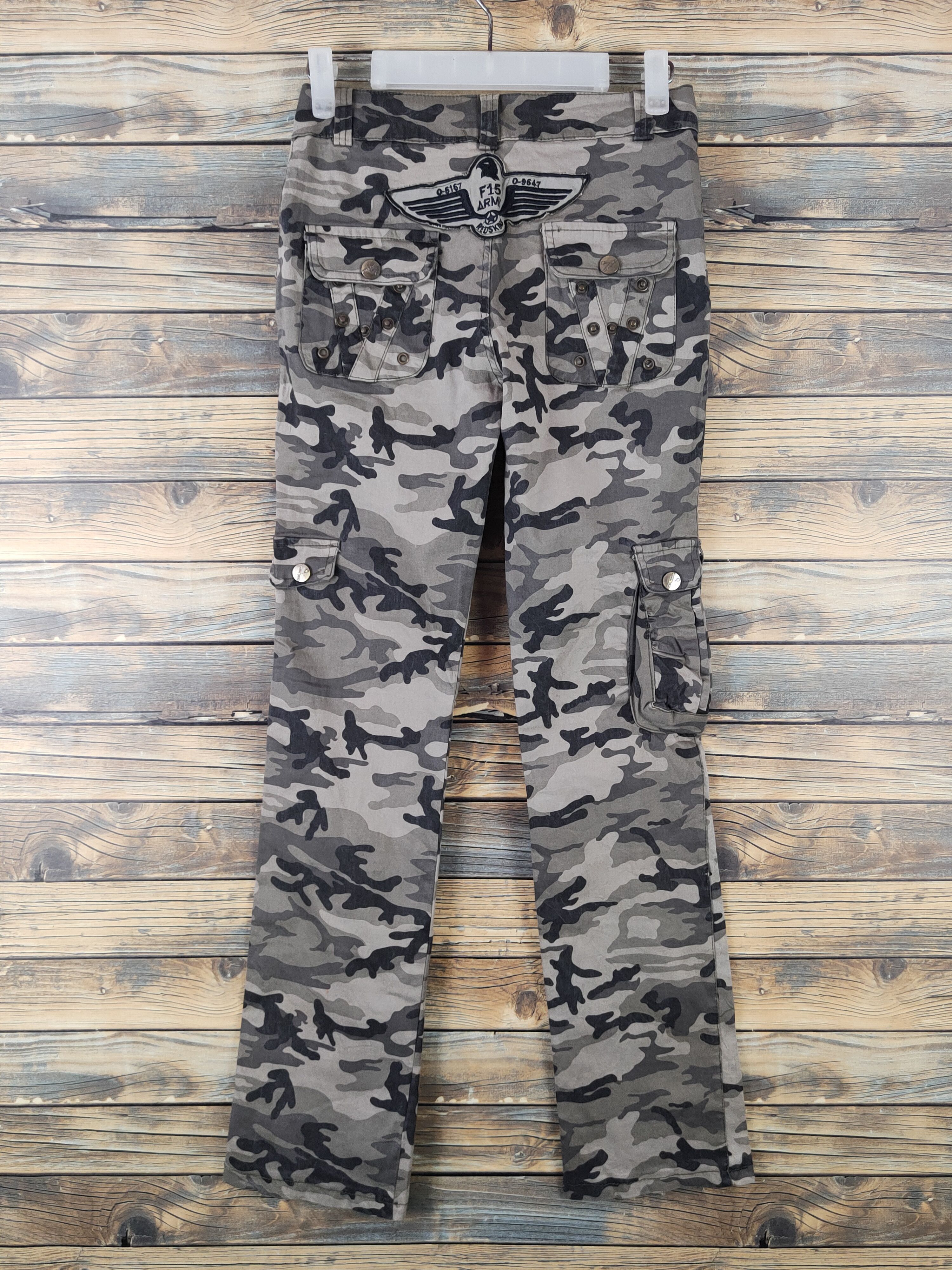 Japanese Brand DLL Japanese Brand Camouflage Multipocket Cargo Pants #234 Size 26" / US 2 / IT 38 - 8 Thumbnail