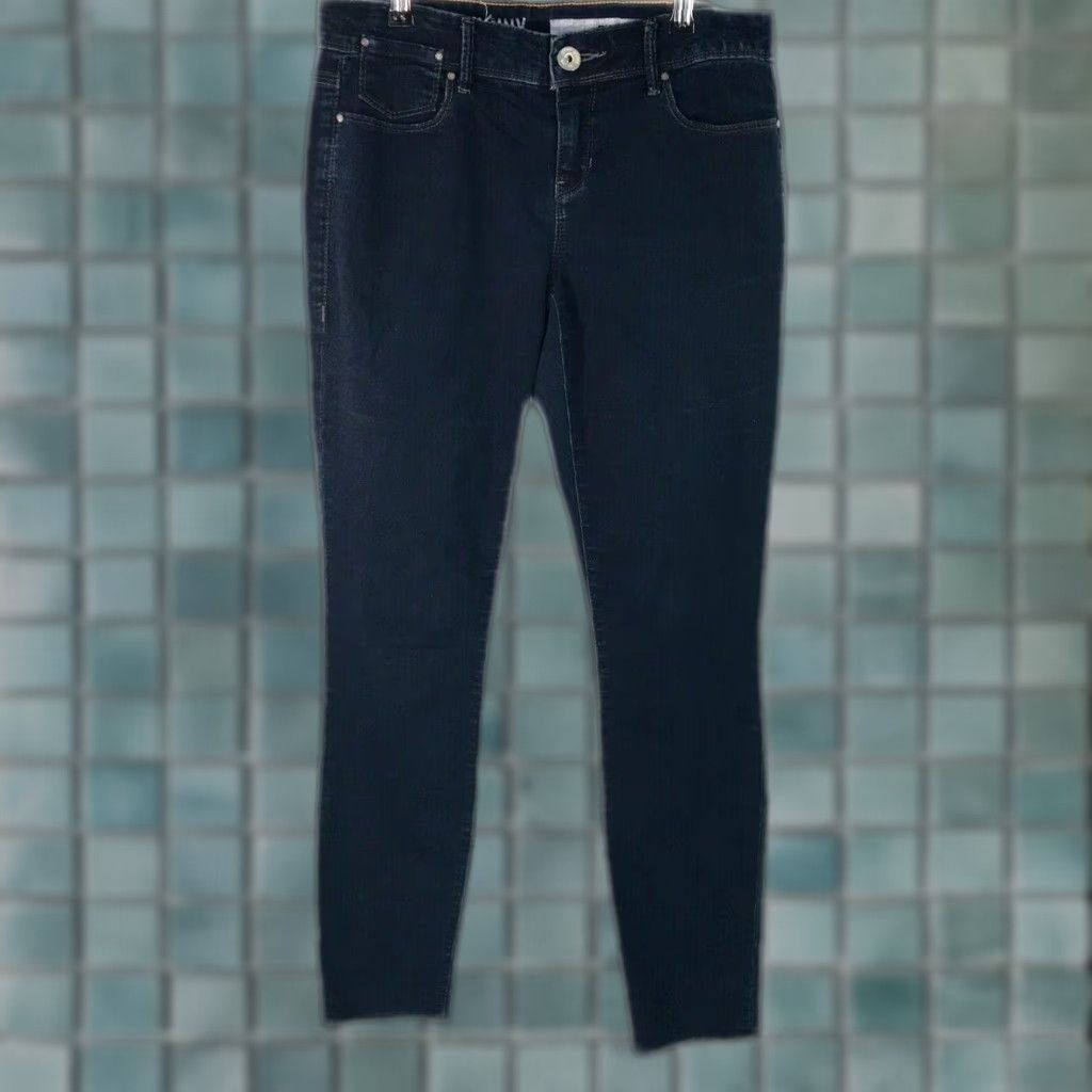 DKNY DKNY Jeans City Skinny Denim Blue Womens Size 2 Regular Low Rise 5-Pocket Denim Jeans Fashion Casual City Theme Womens Size 26" / US 2 / IT 38 - 1 Thumbnail