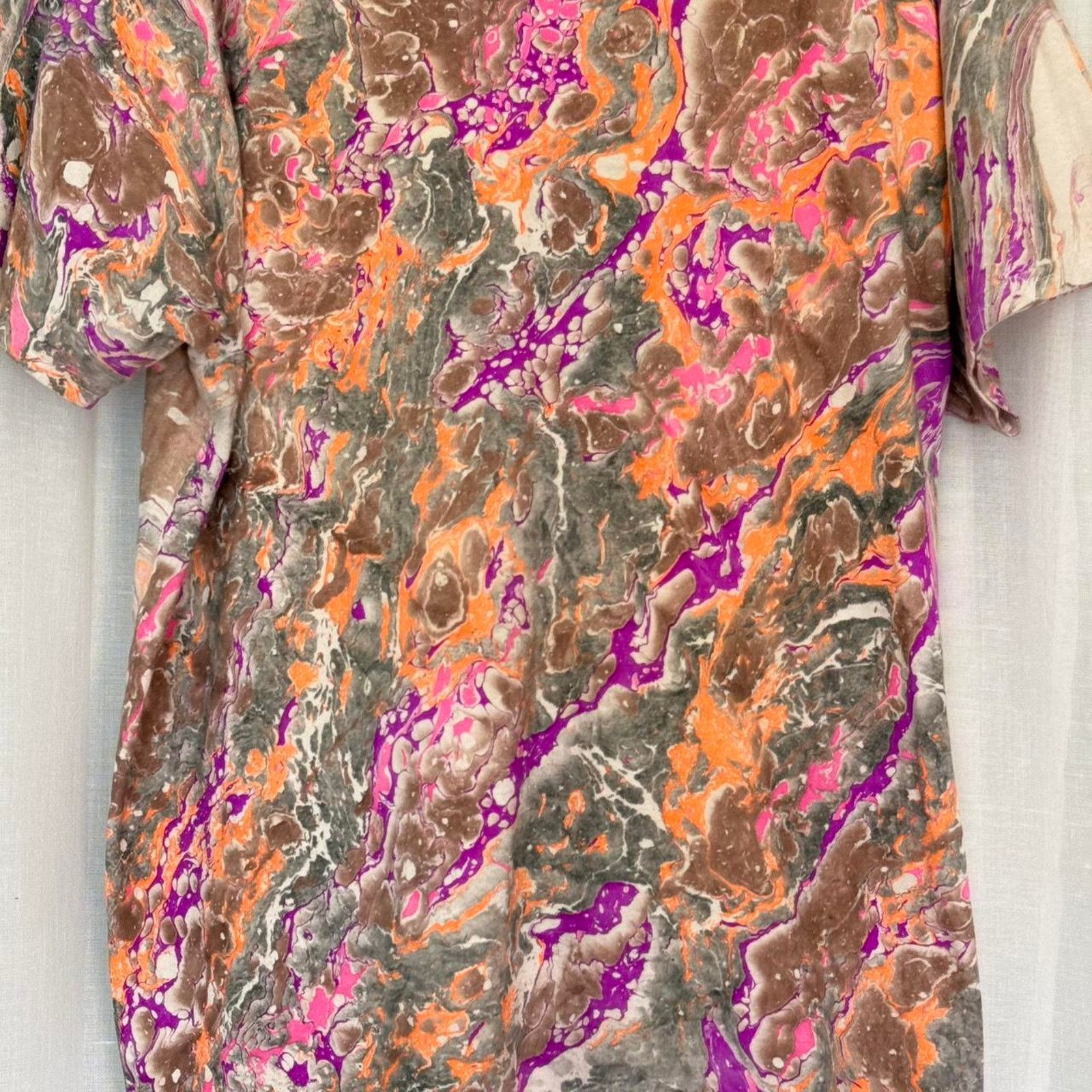 Other ✿ ⋆｡ MyFawnwy One-of-a-Kind Marbled Graphic Tee ⋆｡✿ Size XL / US 12-14 / IT 48-50 - 7 Thumbnail