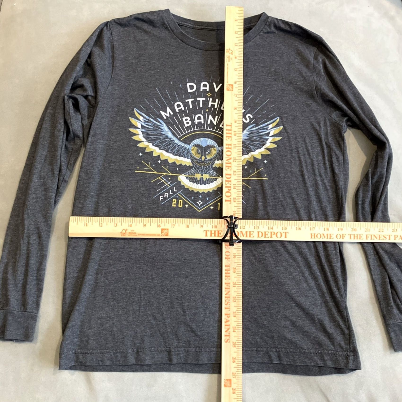 Vintage DAVE MATTHEW BAND 2018 Fall Tour Long Sleeve T Shirt Medium Men's Size US M / EU 48-50 / 2 - 3 Thumbnail