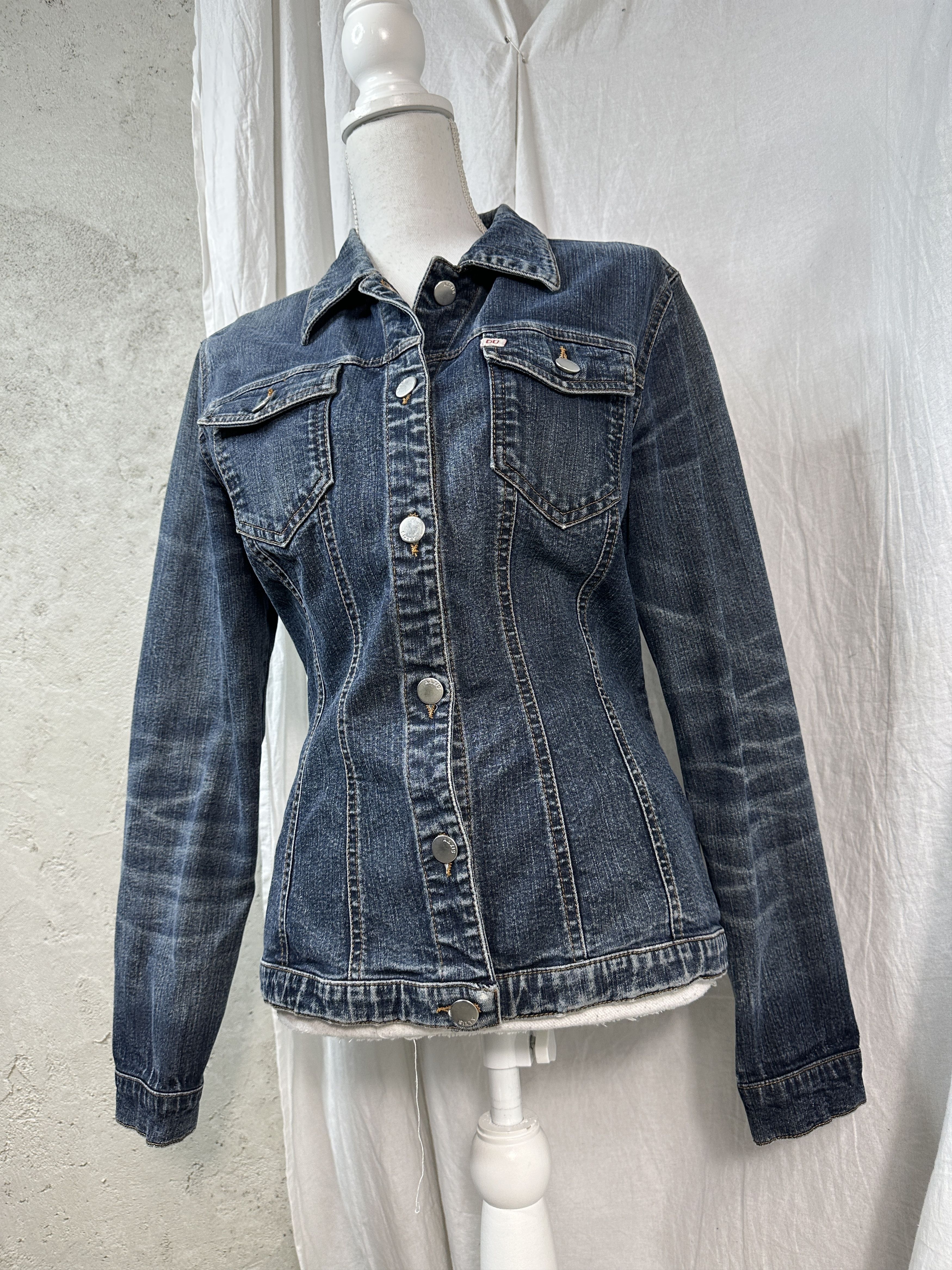 Miss Sixty × Vintage Miss Sixty Y2K Vintage Fitted Denim Jacket Size M / US 6-8 / IT 42-44 - 6 Thumbnail
